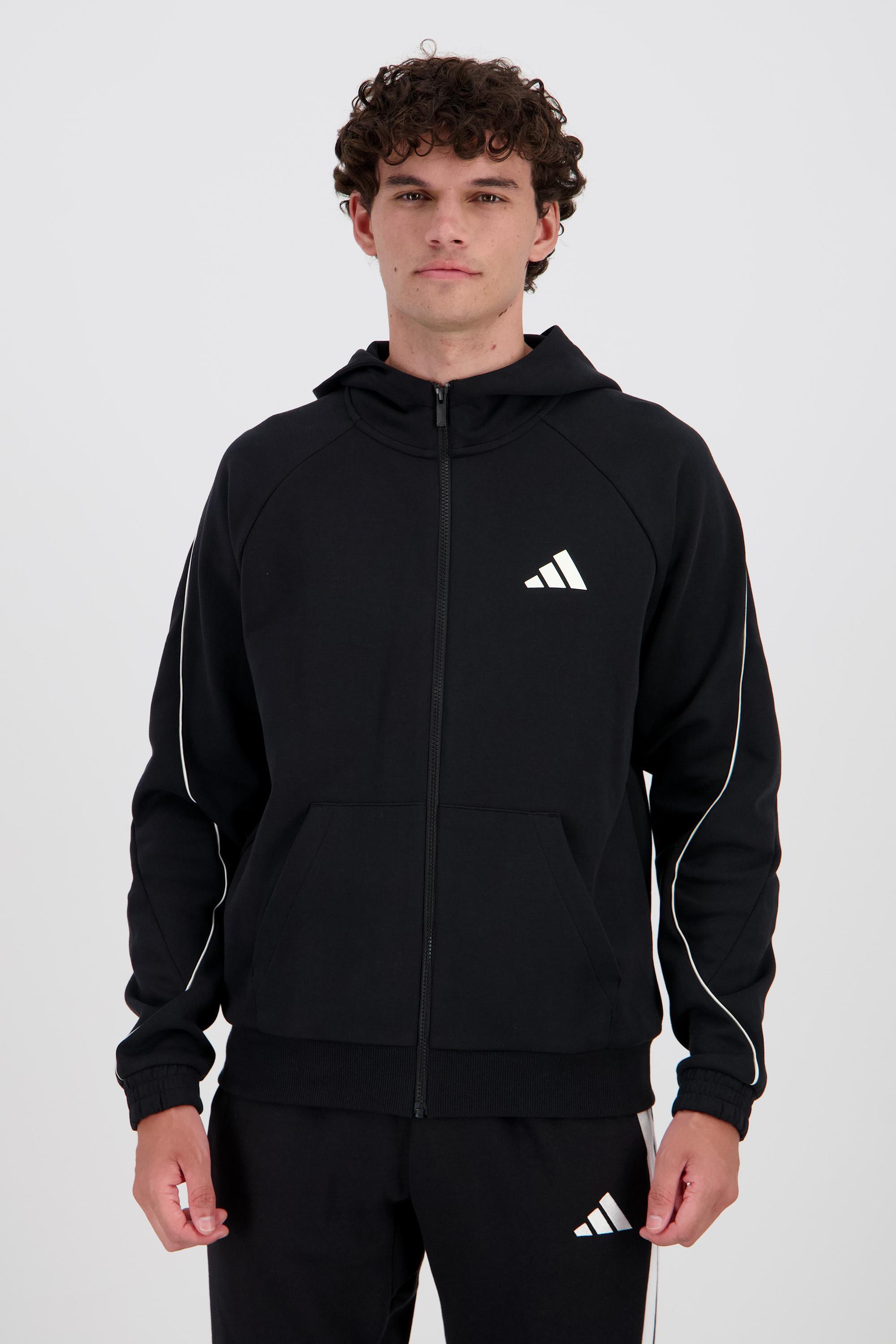 adidas Stadium - Negro - Sudadera Cremallera Hombre MKP talla 2XL