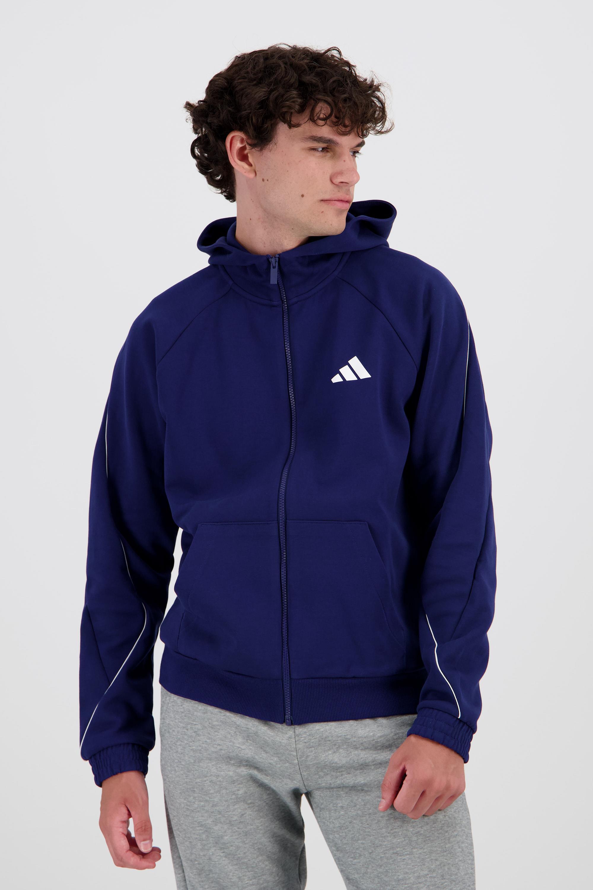adidas Stadium - Azul - Sudadera Cremallera Hombre MKP talla 2XL