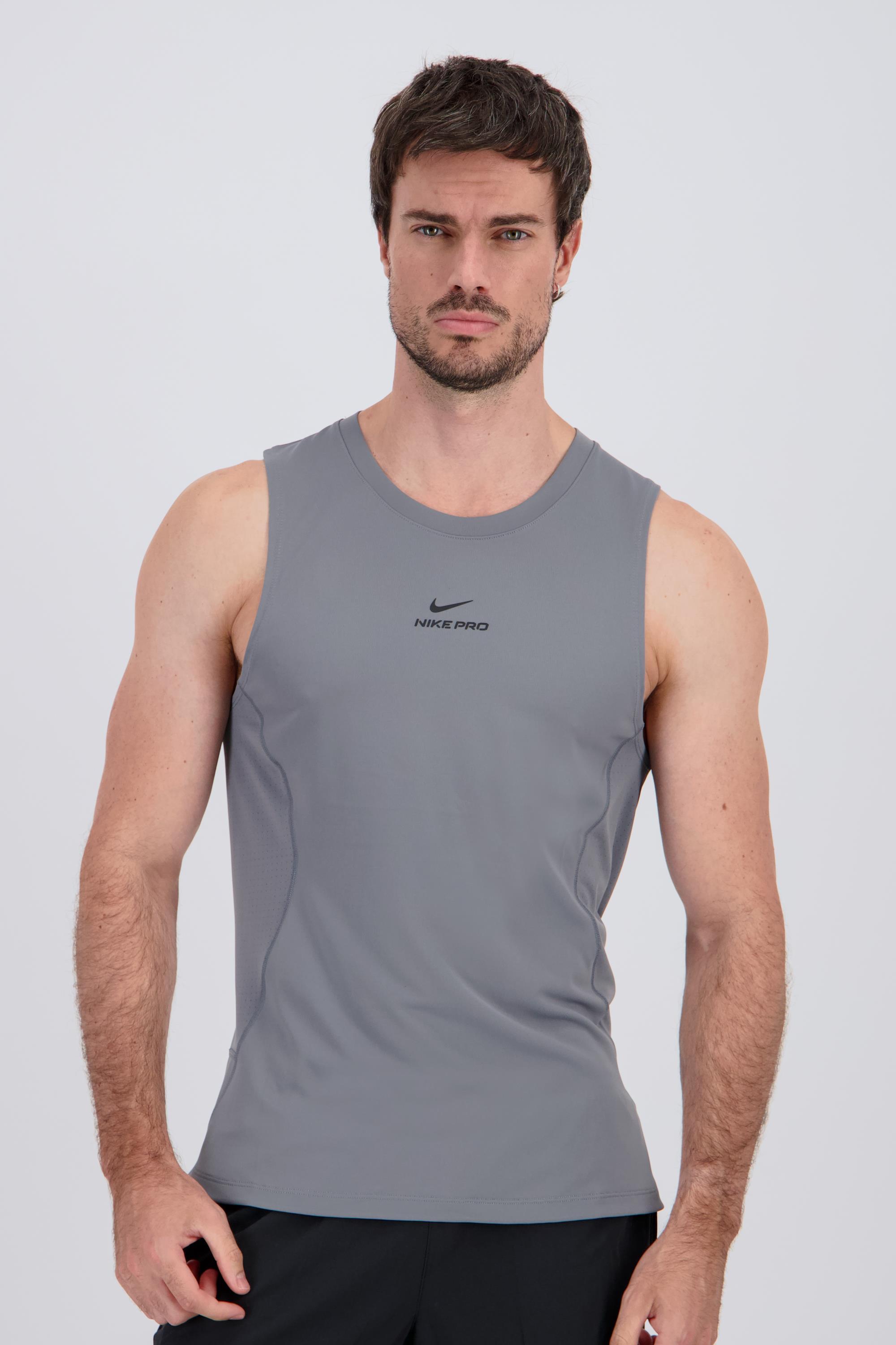 Nike Pro - Gris - Camiseta Sin Mangas Hombre talla XL