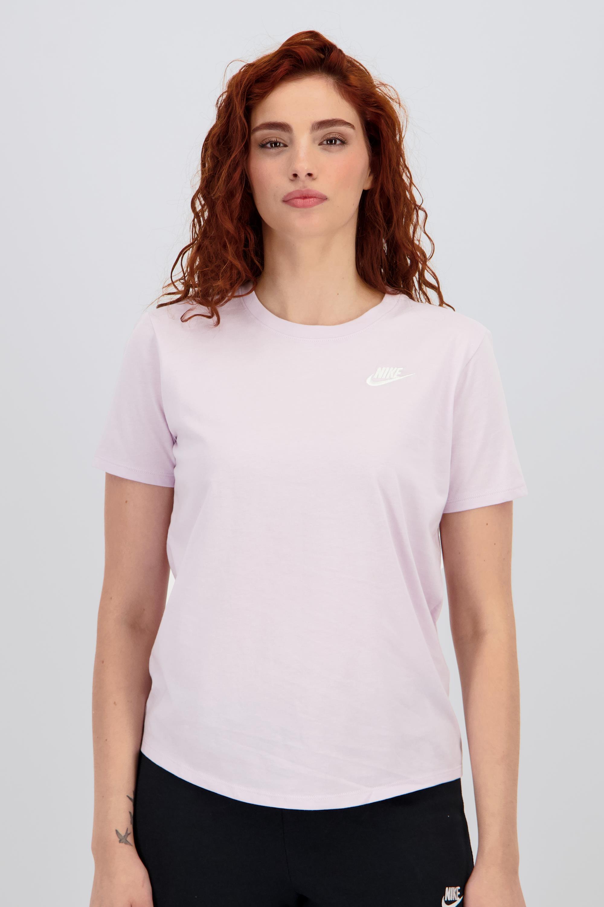 Nike Club Ss - Morado - Camiseta Algodón Hombre talla XS