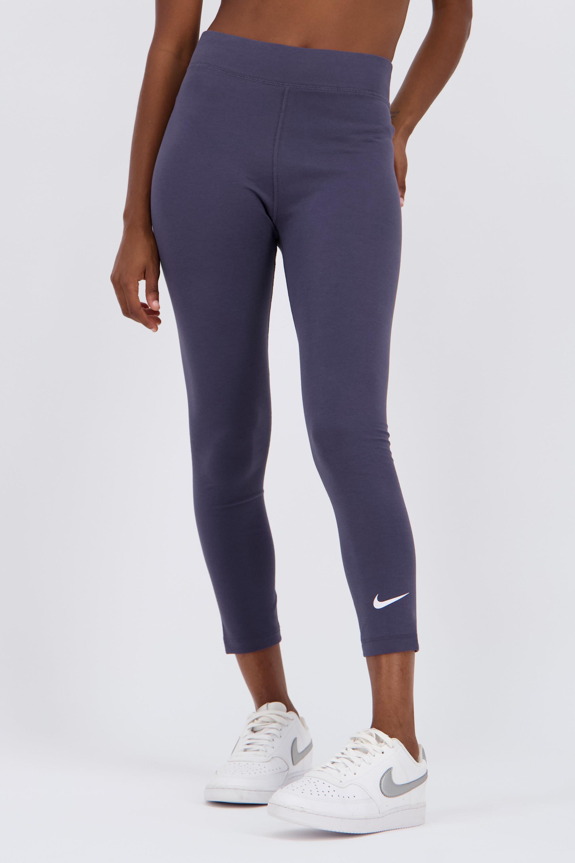Mallas Tobilleras Nike - Gris - Leggings Mujer talla M