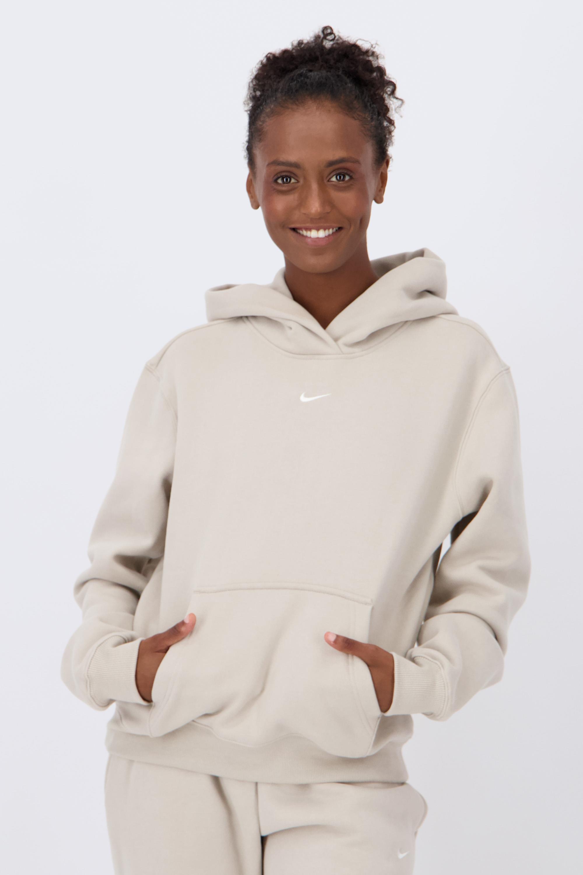 Sudadera Nike - Beige - Sudadera Capucha Mujer talla S