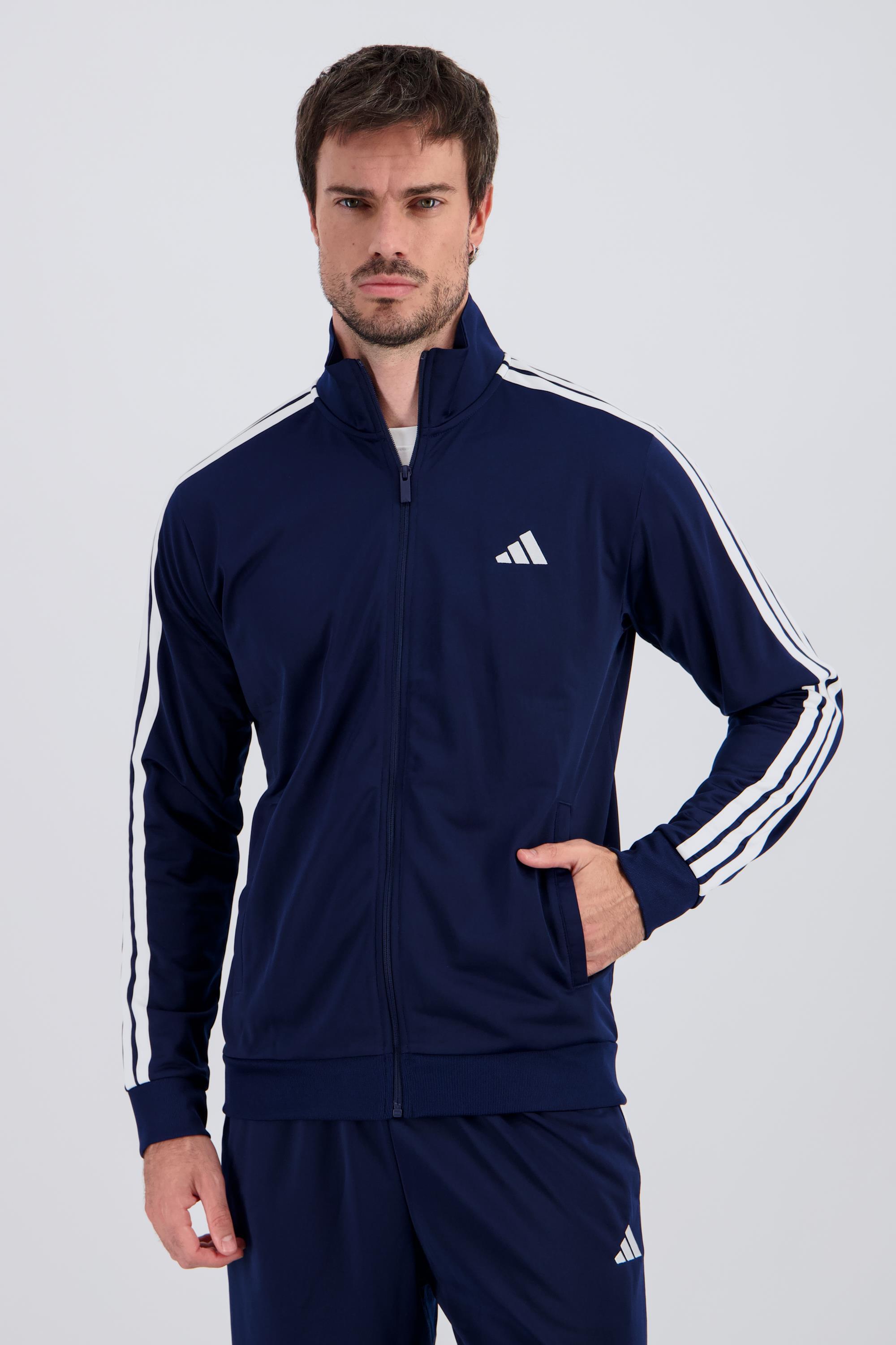 adidas 3 Stripes - Azul - Chándal Poliéster Hombre MKP talla 2XL