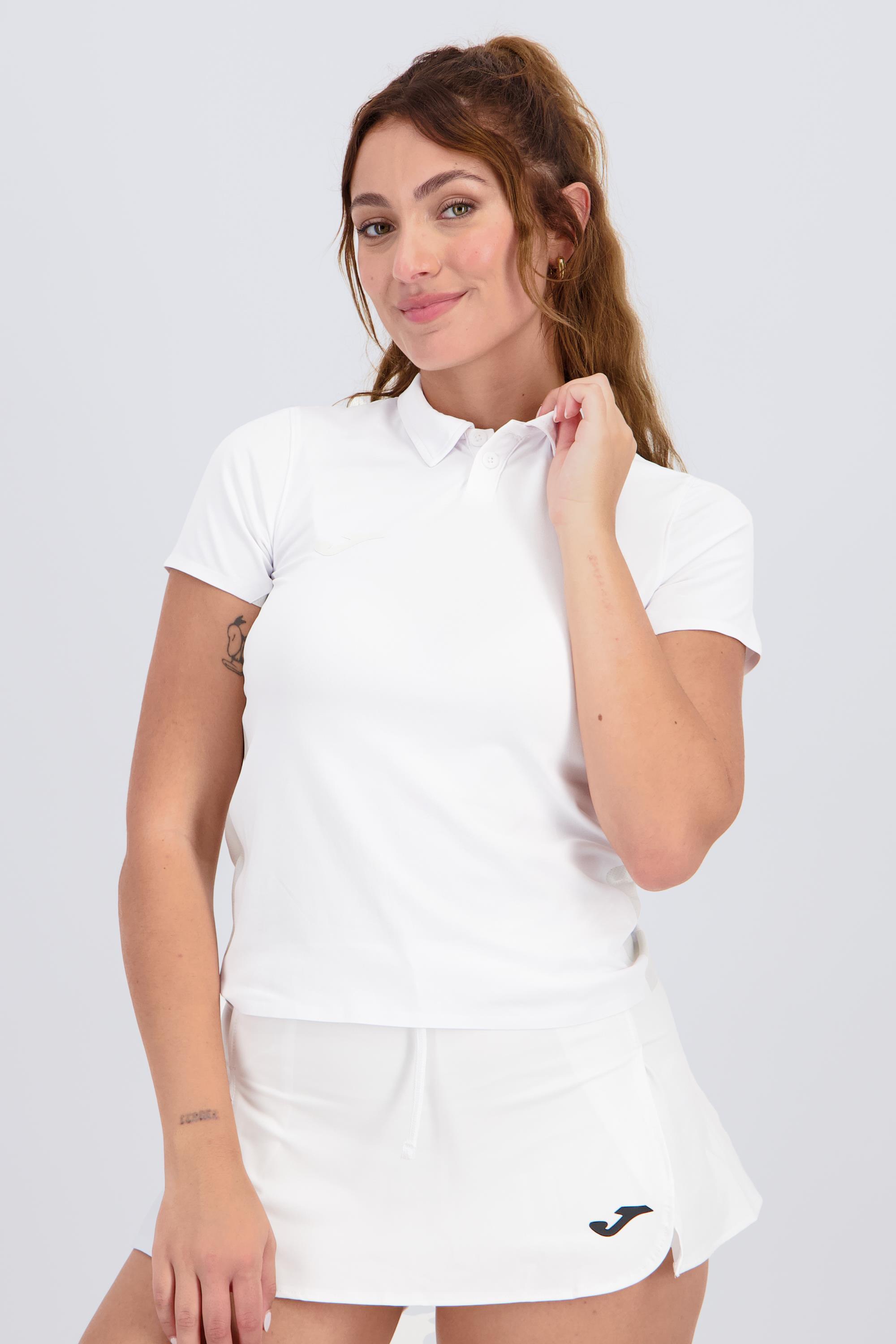 Polo Joma - Blanco - Polo Tenis Mujer talla
