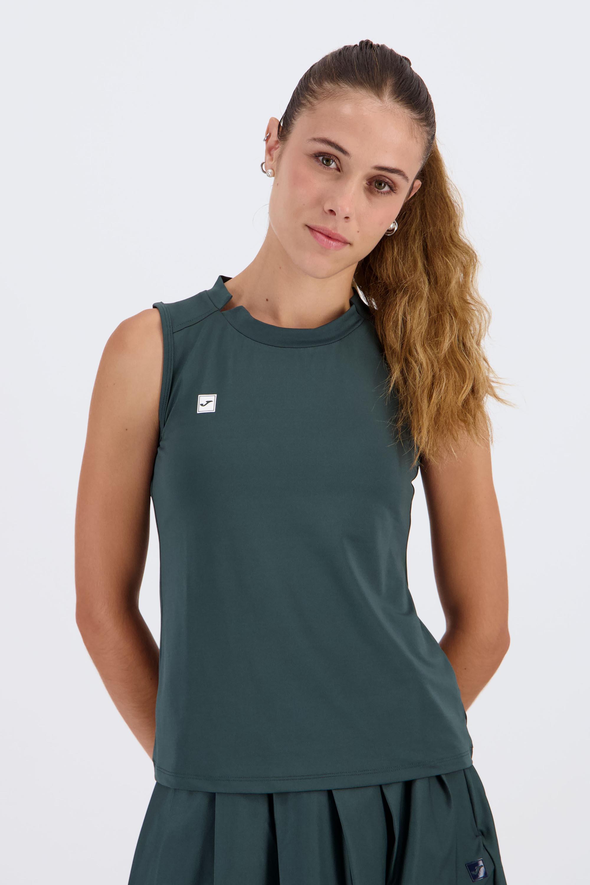 Camiseta Joma - Verde - Camiseta Sin Mangas Mujer talla L