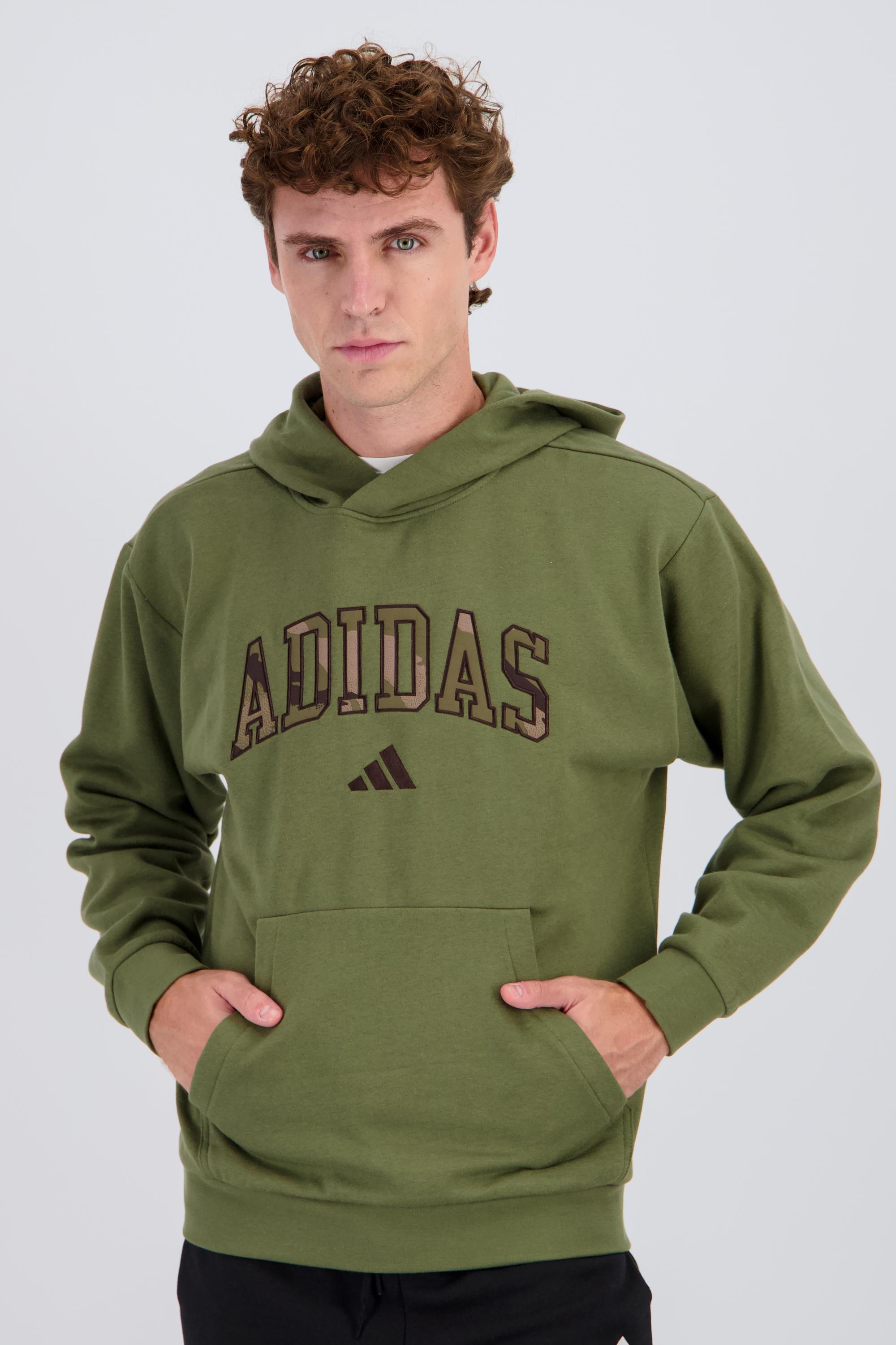 adidas Camo - Kaki - Sudadera Capucha Hombre talla M