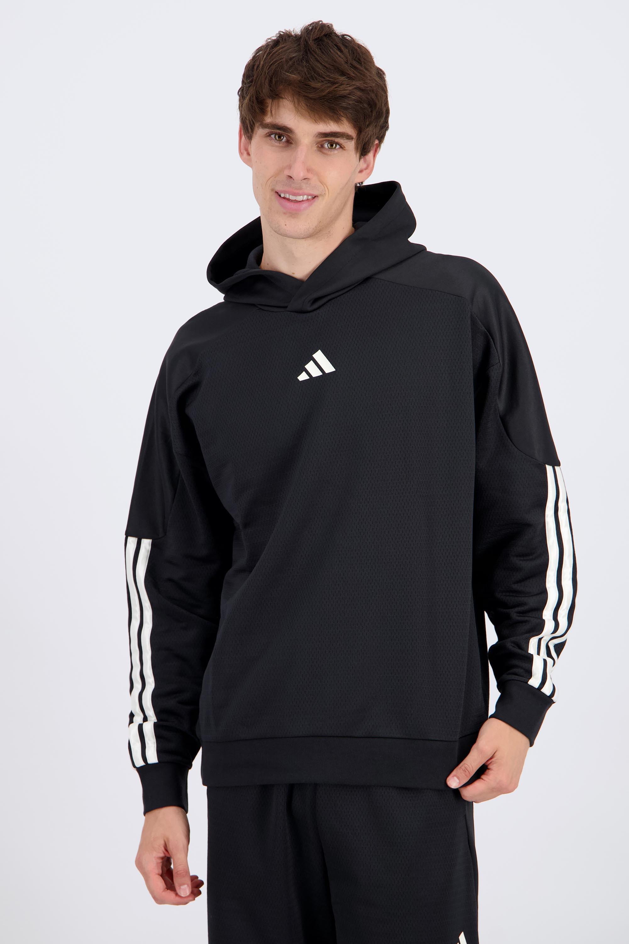 Std - Negro - Sudadera Capucha Hombre talla