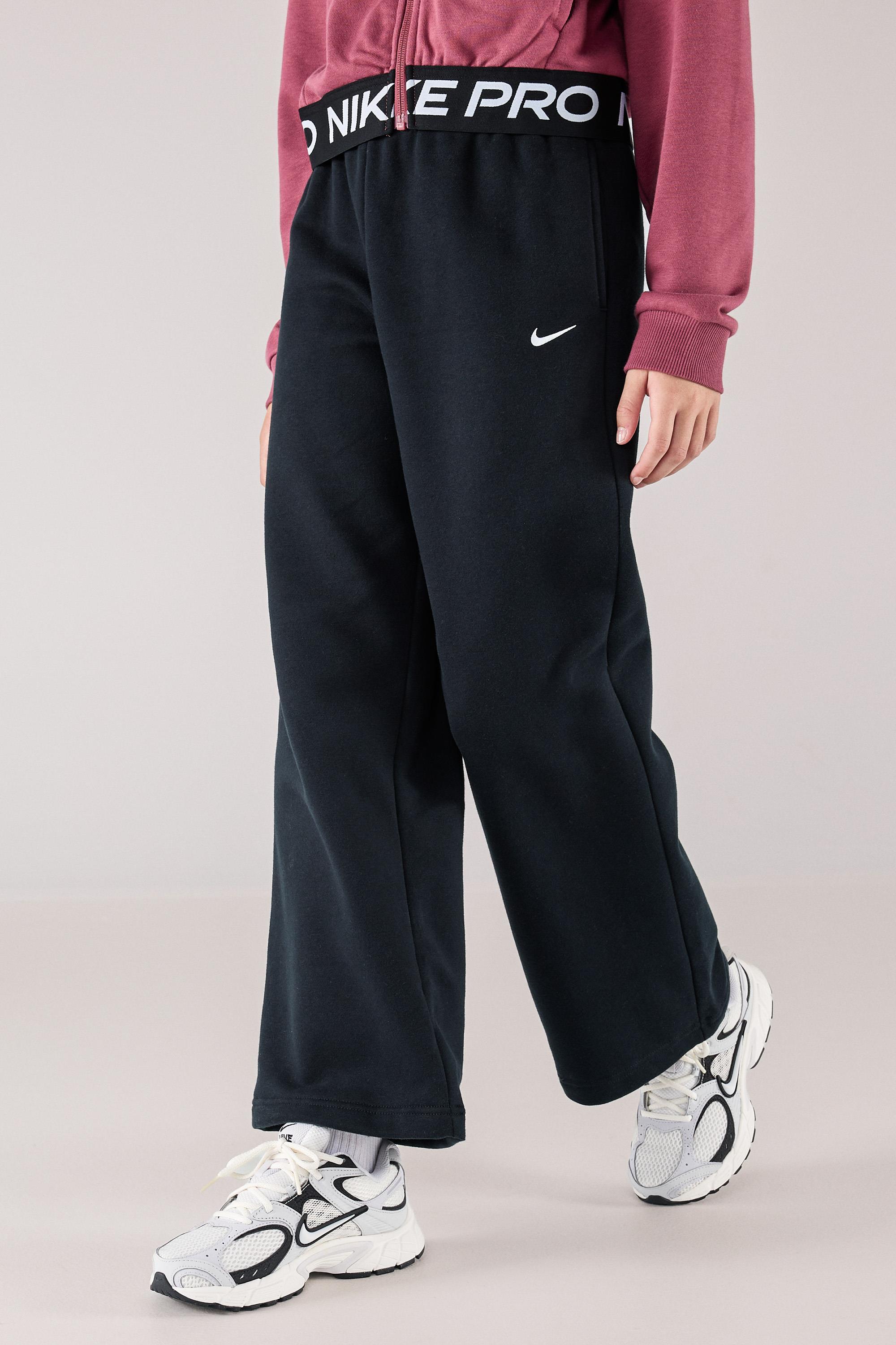 Nike Club - Negro - Pantalón Ancho Niña talla 10/12