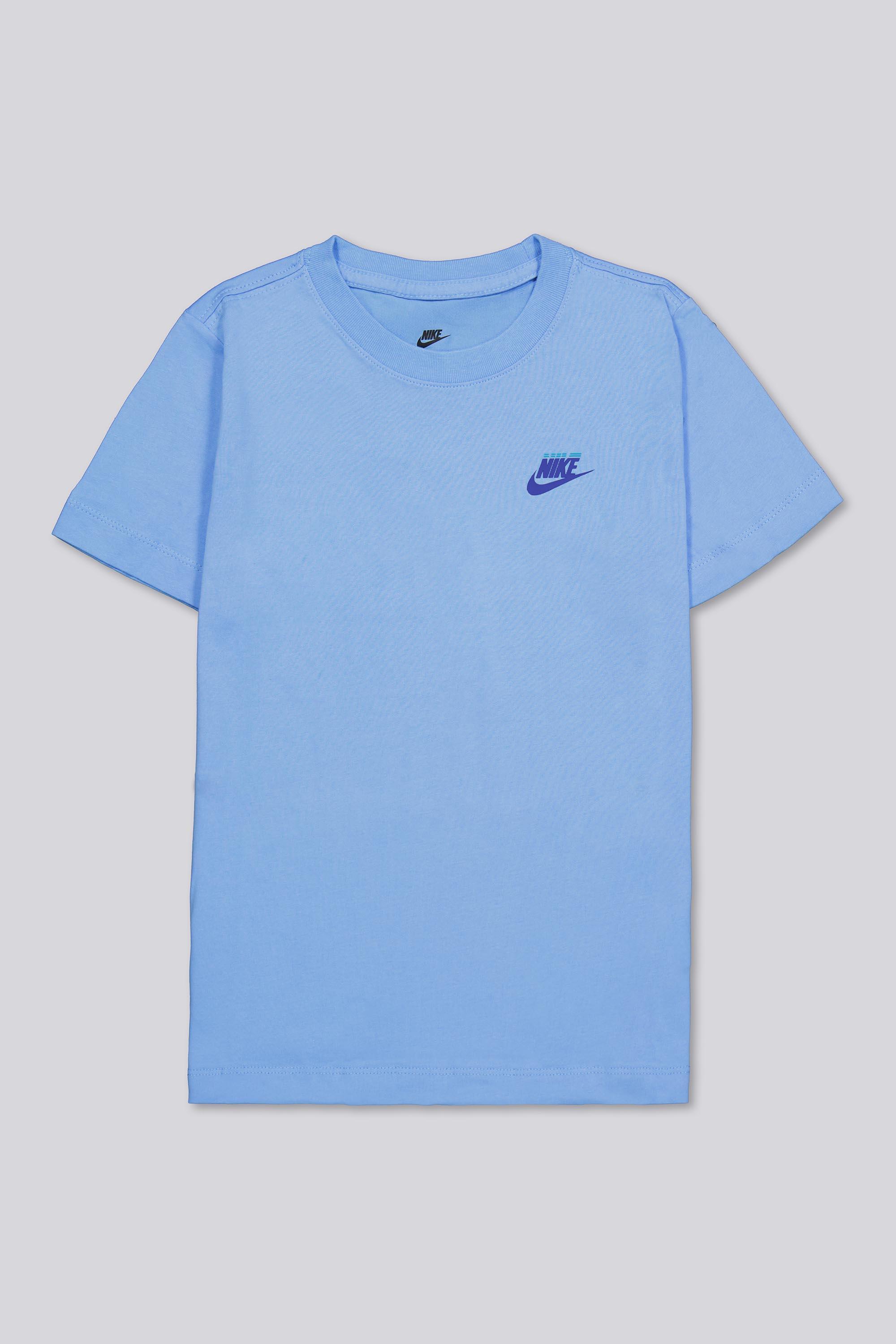 Camiseta Nike - Azul - Camiseta Algodón Niño talla 12