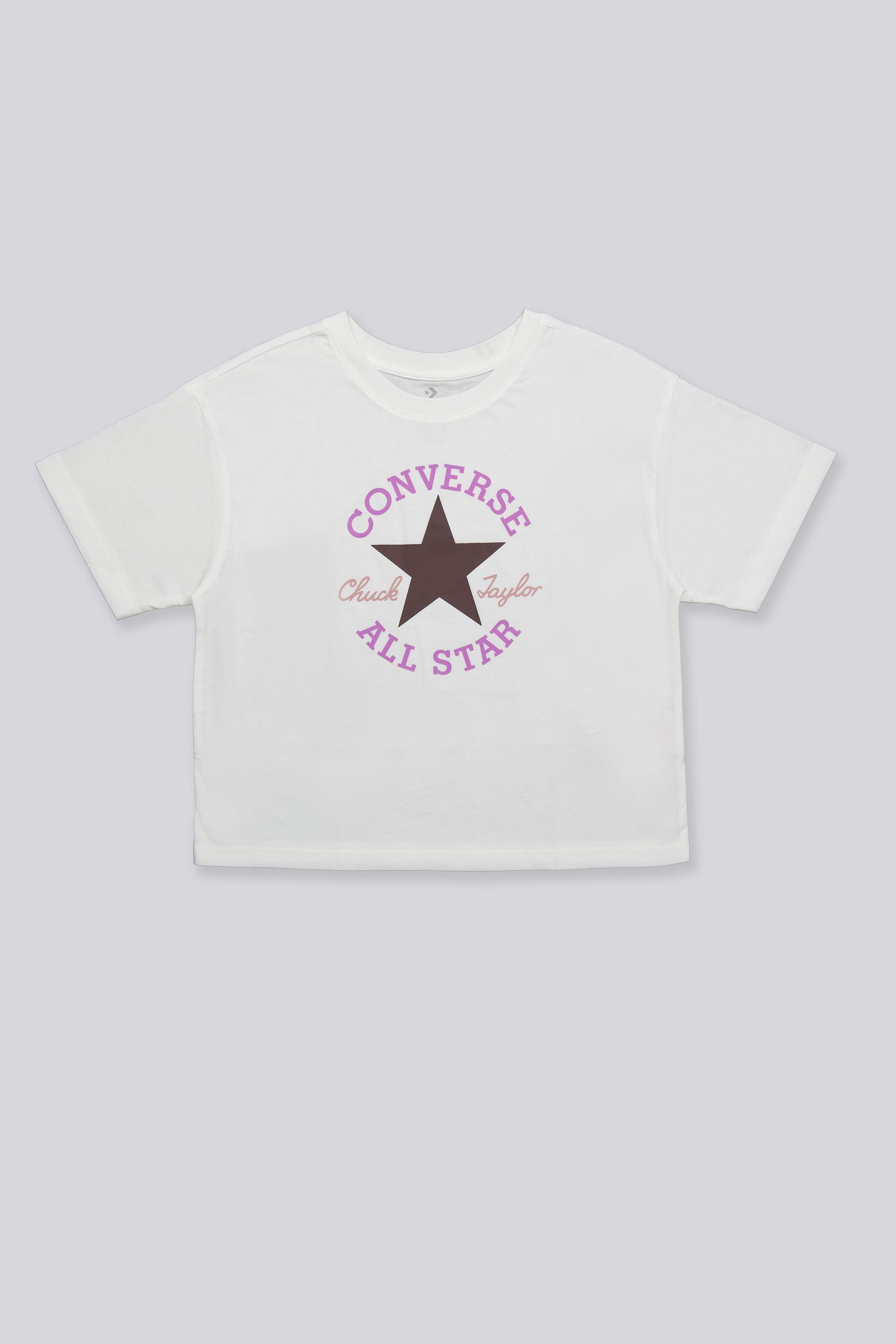 Camiseta Manga Corta Converse - Blanco Niña talla 13