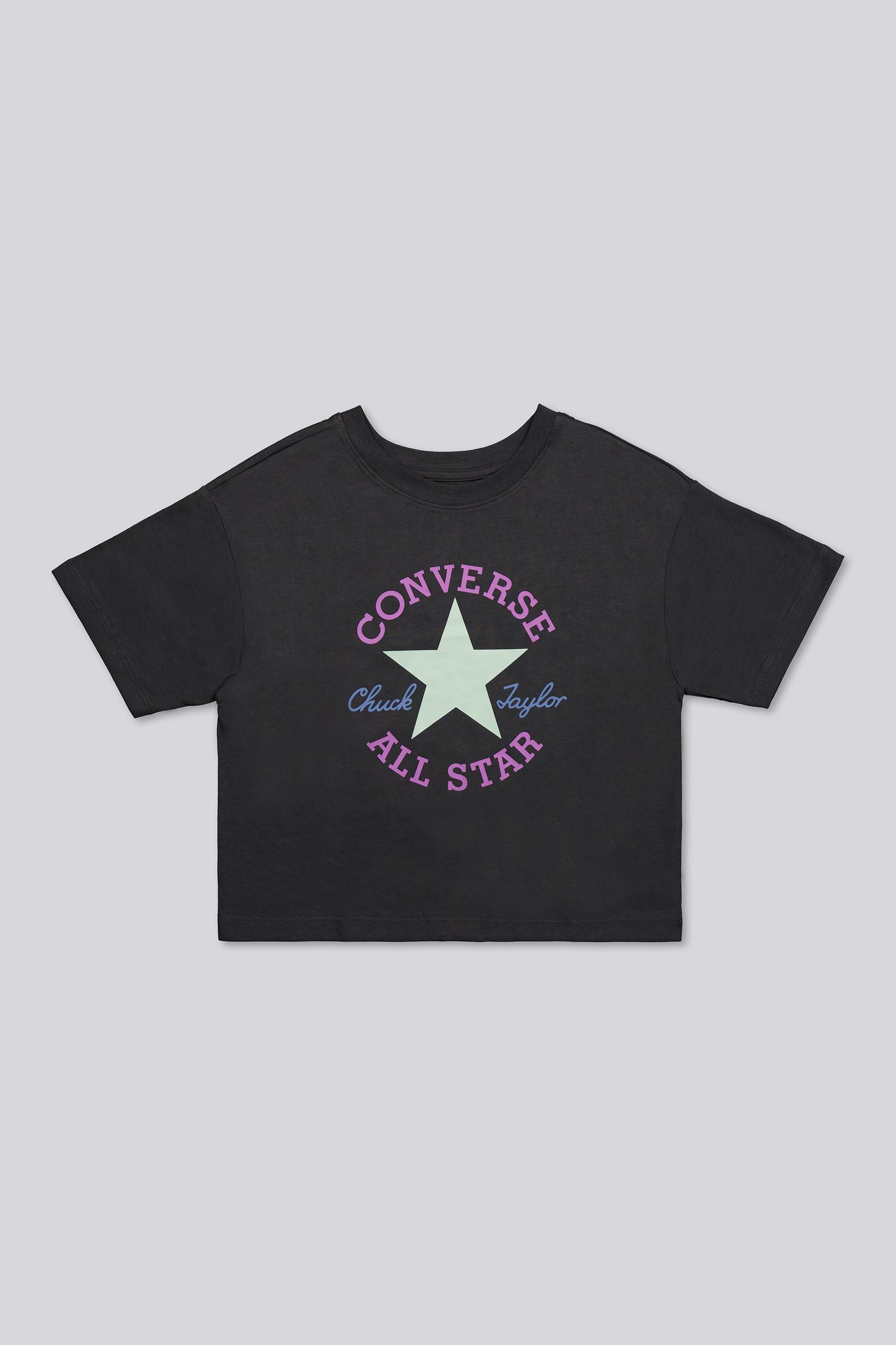 Camiseta Manga Corta Converse - Gris Niña talla 13