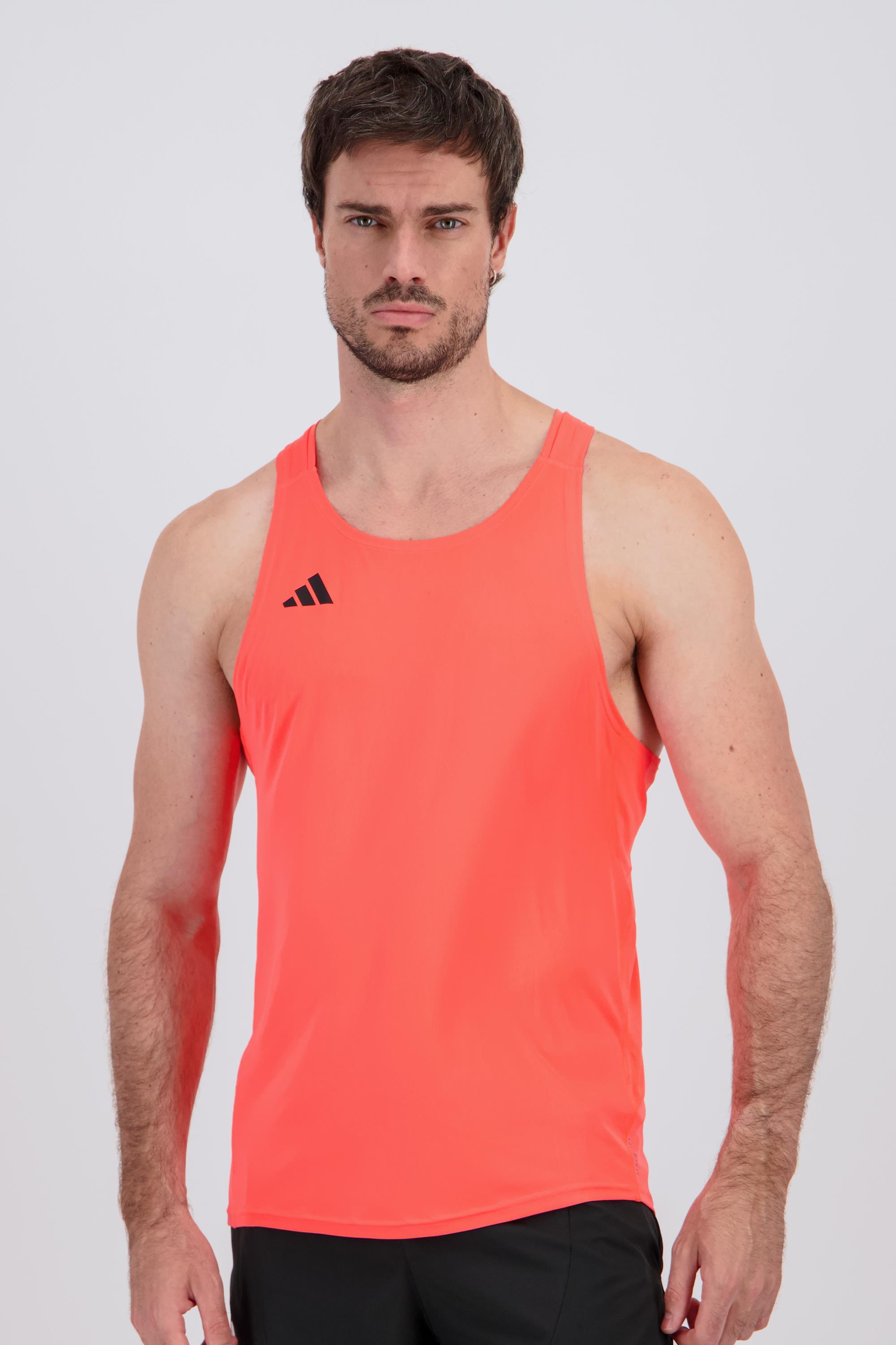 adidas Adizero - Coral - Camiseta Sin Mangas Hombre talla S