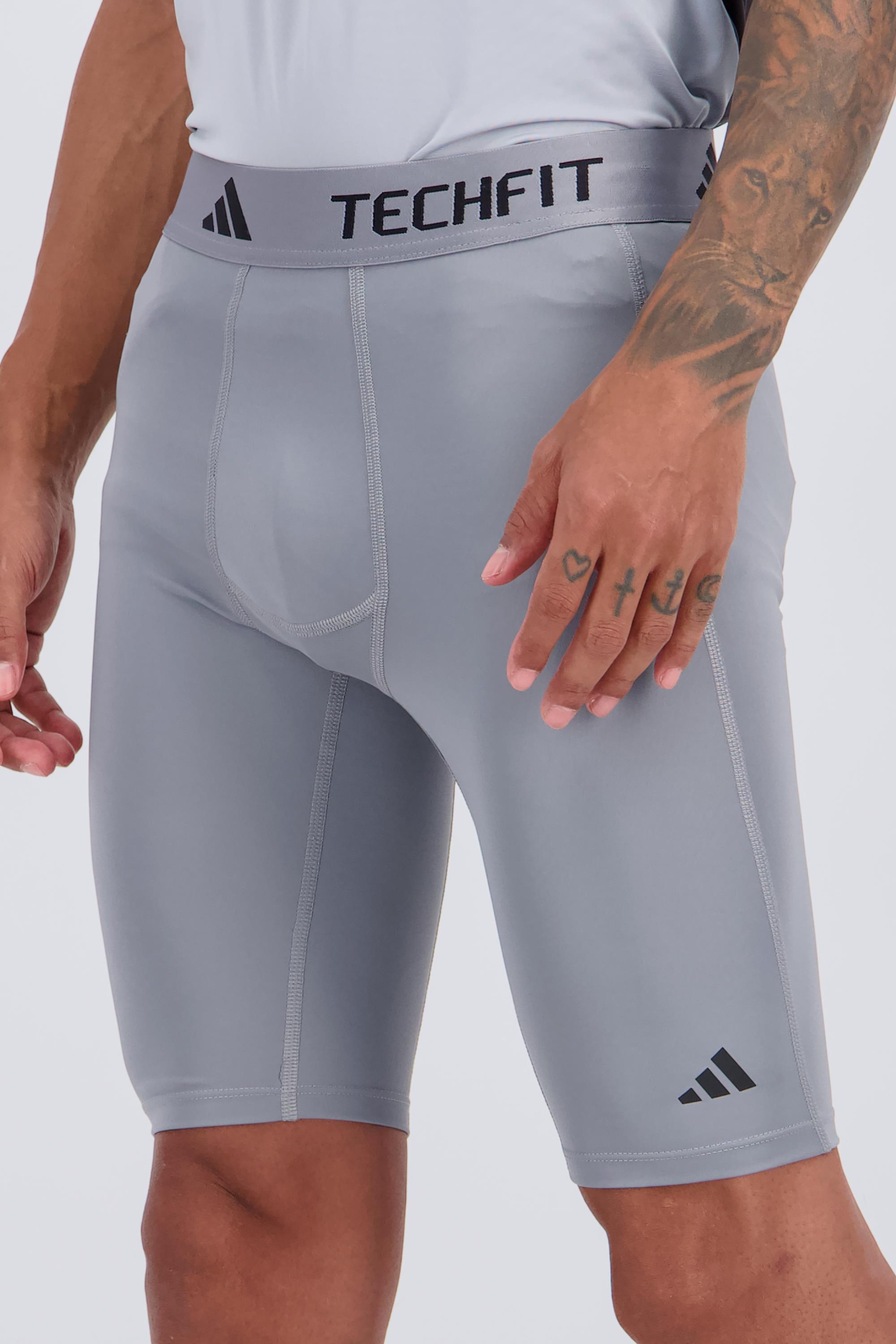 adidas Base - Gris - Malla Compresion Hombre MKP talla M