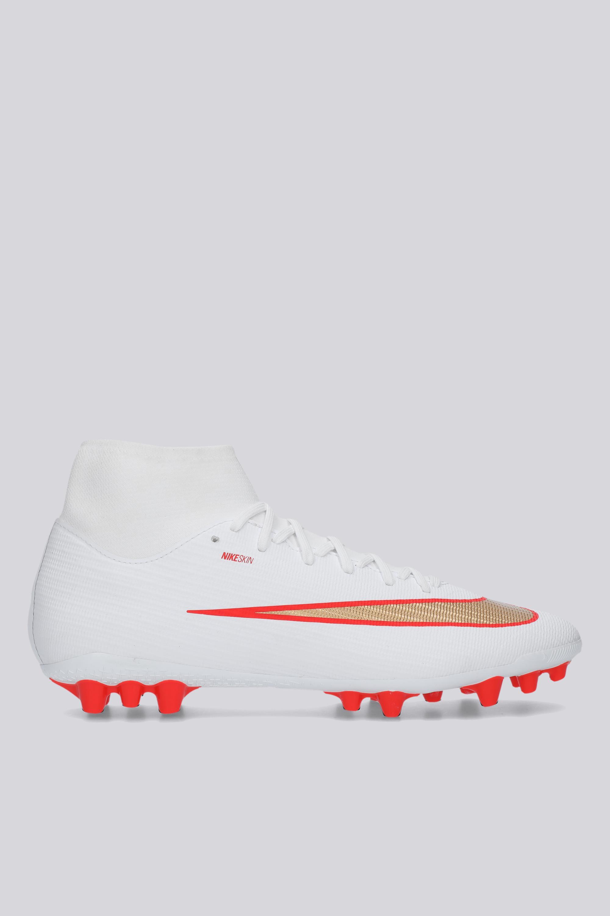Botas Fútbol Tacos Nike Mercurial Sp Aca AG Blancas talla 40