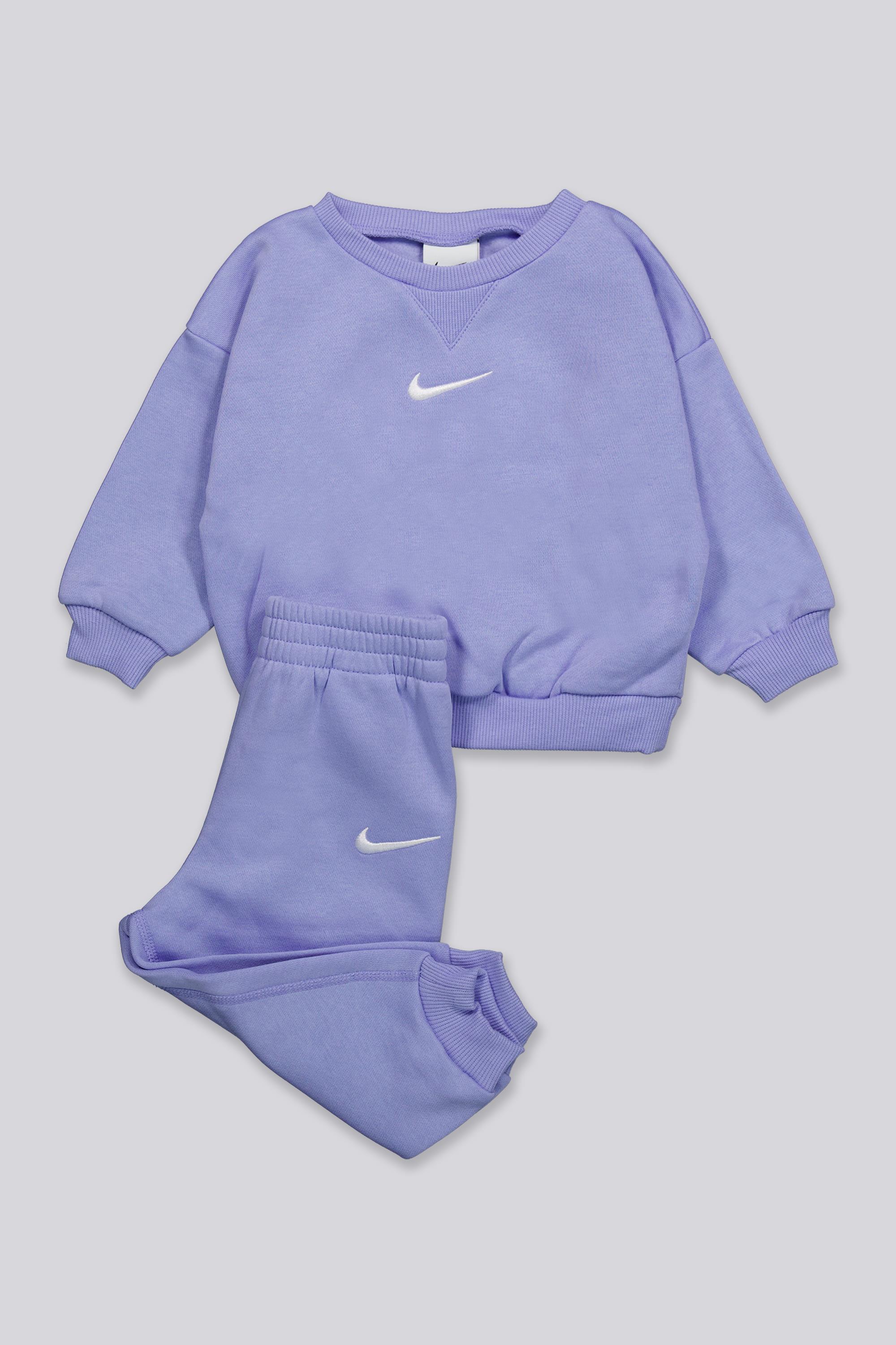 Nike Essential - Malva - Conjunto Felpa Bebé talla 18M