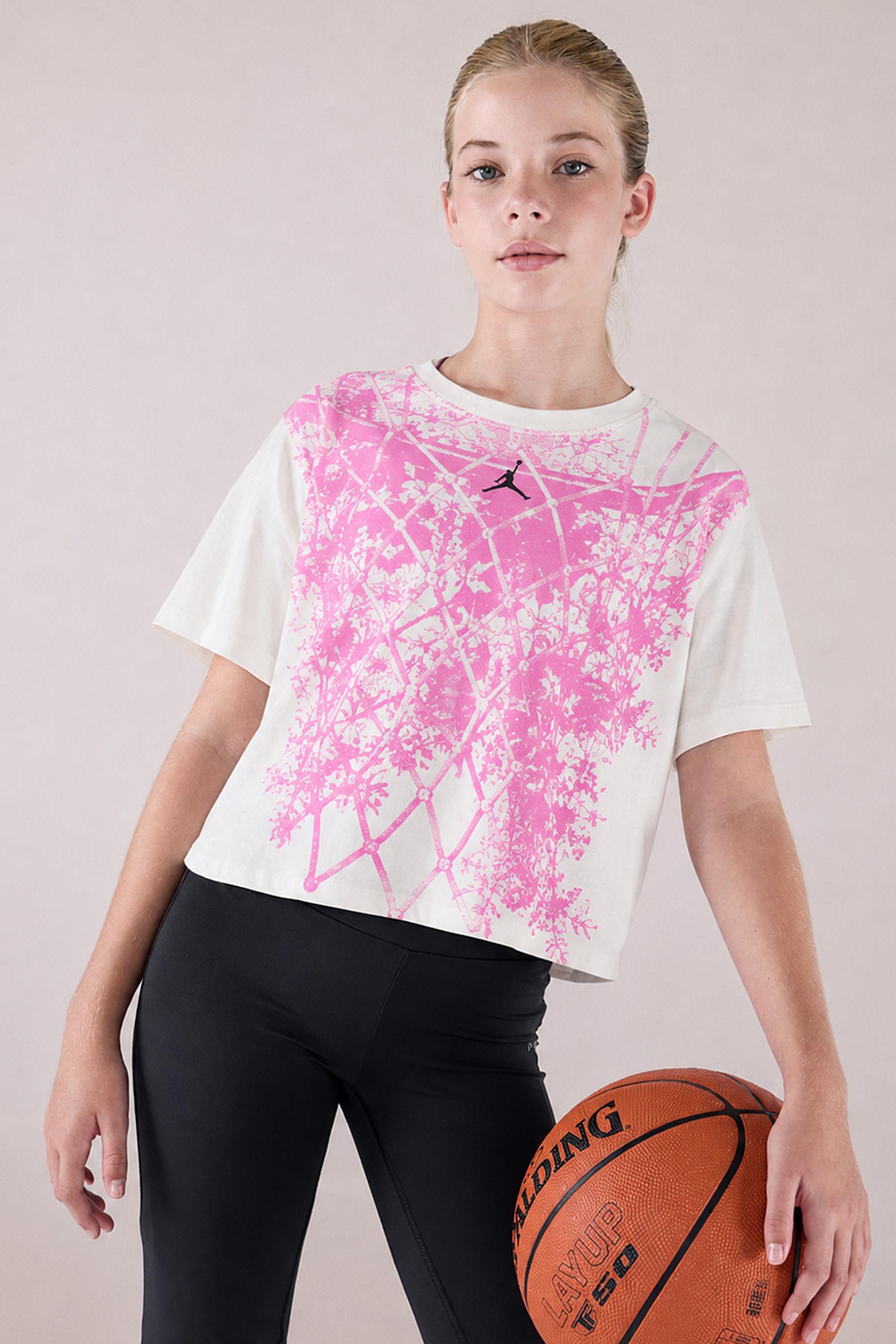 Jordan Bouquet - Blanco - Camiseta Algodón Niña talla 10