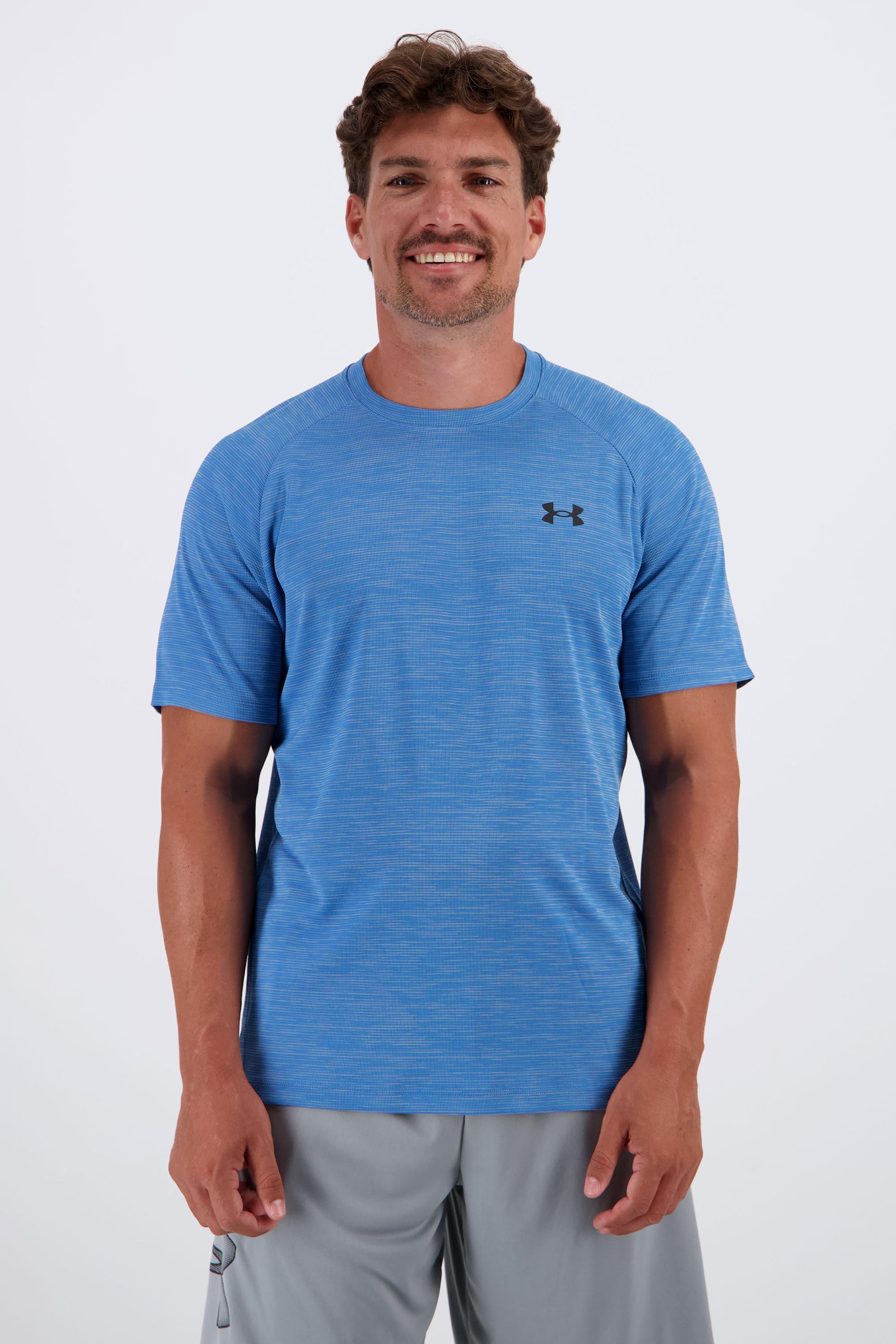 Under Armour Tech Textured - Azul - Camiseta Hombre talla XL