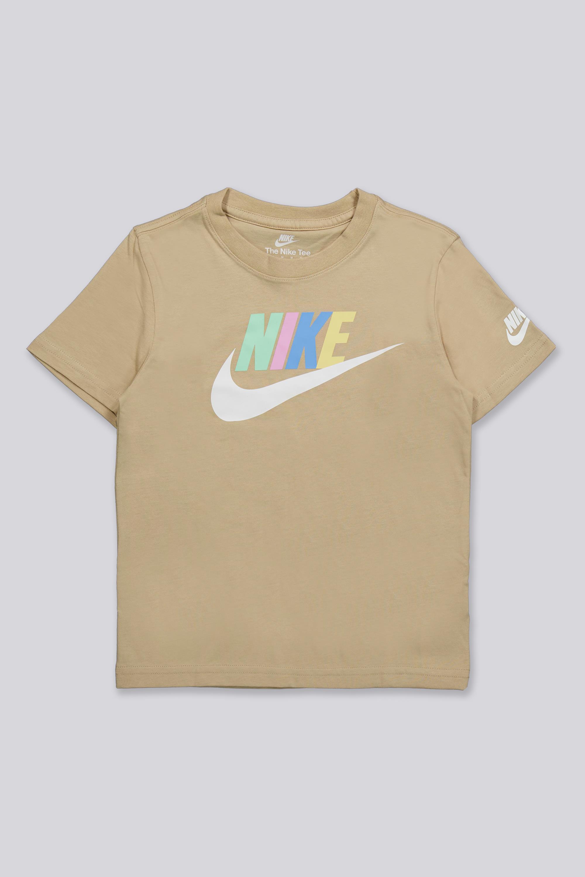 Camiseta Nike - Beige - Camiseta Algodón Niña talla 6/7