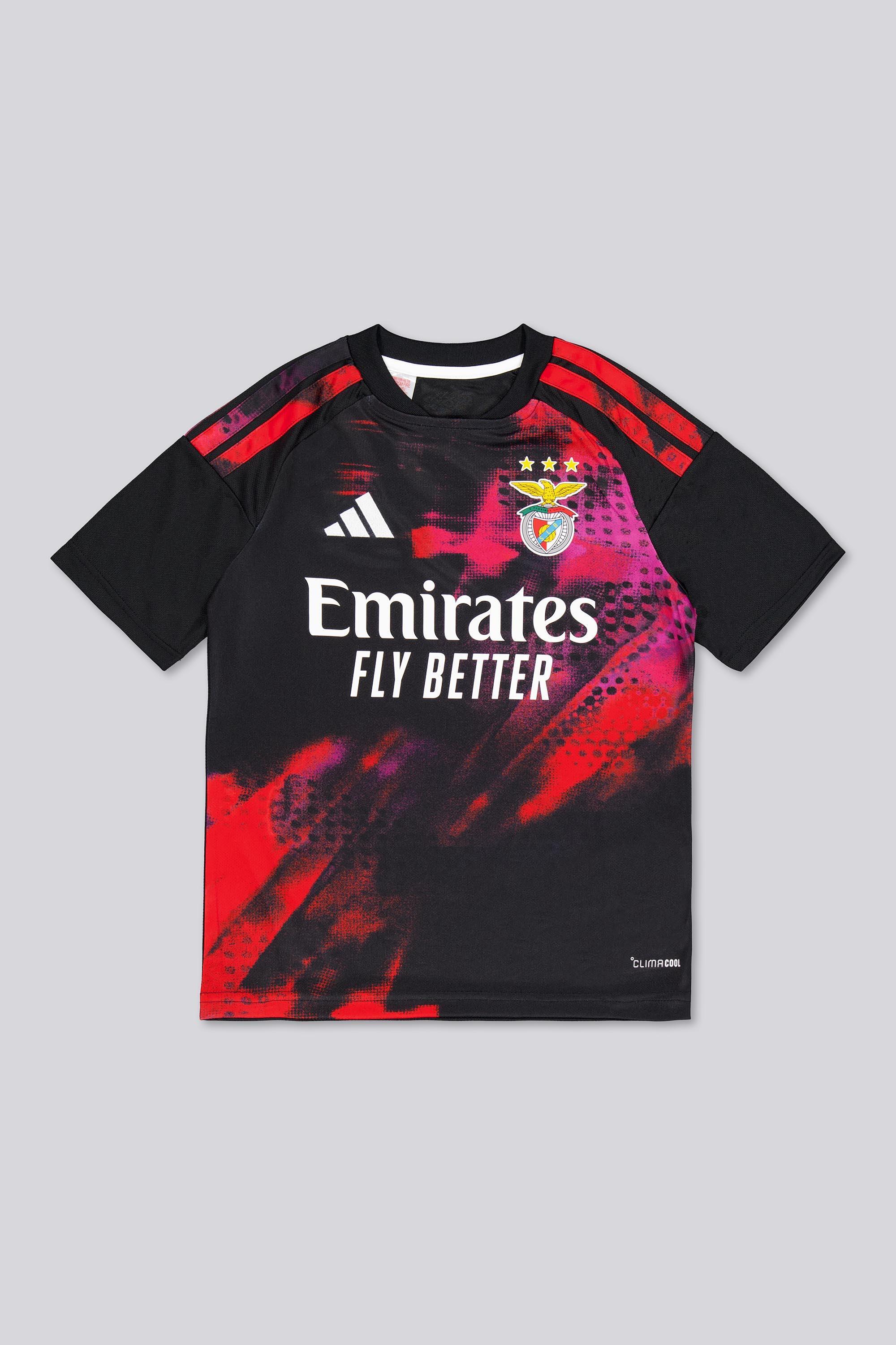 3ª Camiseta SL Benfica 26/27 Jr Negra talla 10