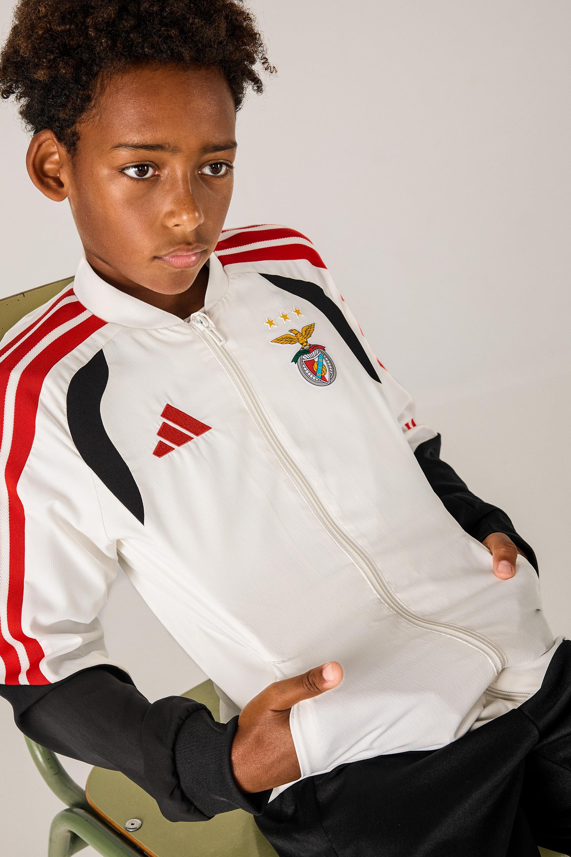 Sudadera SL Benfica 26/27 Jr Blanca talla 10