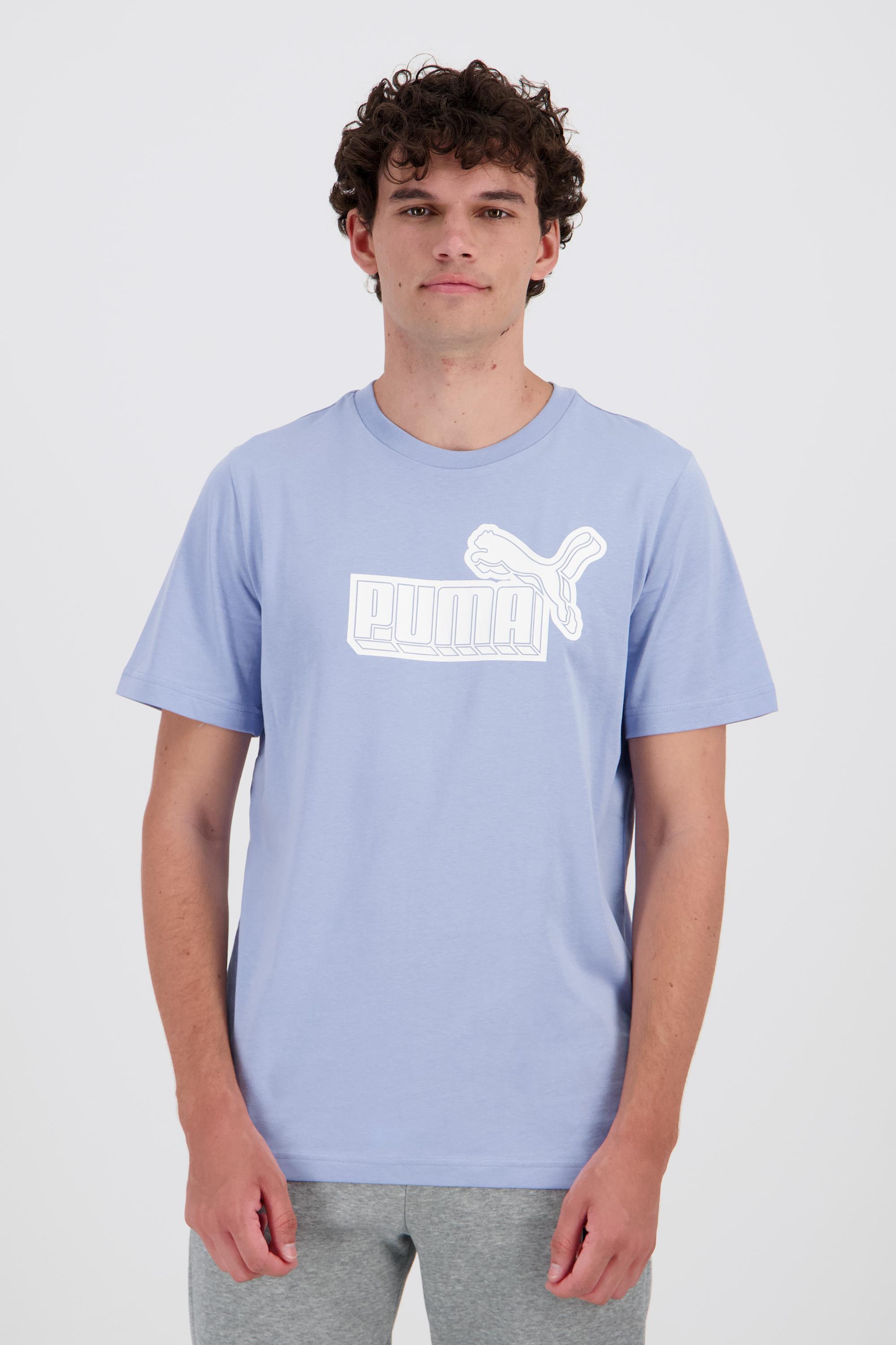 Puma Ess - Azul - Camiseta Algodón Hombre talla XL