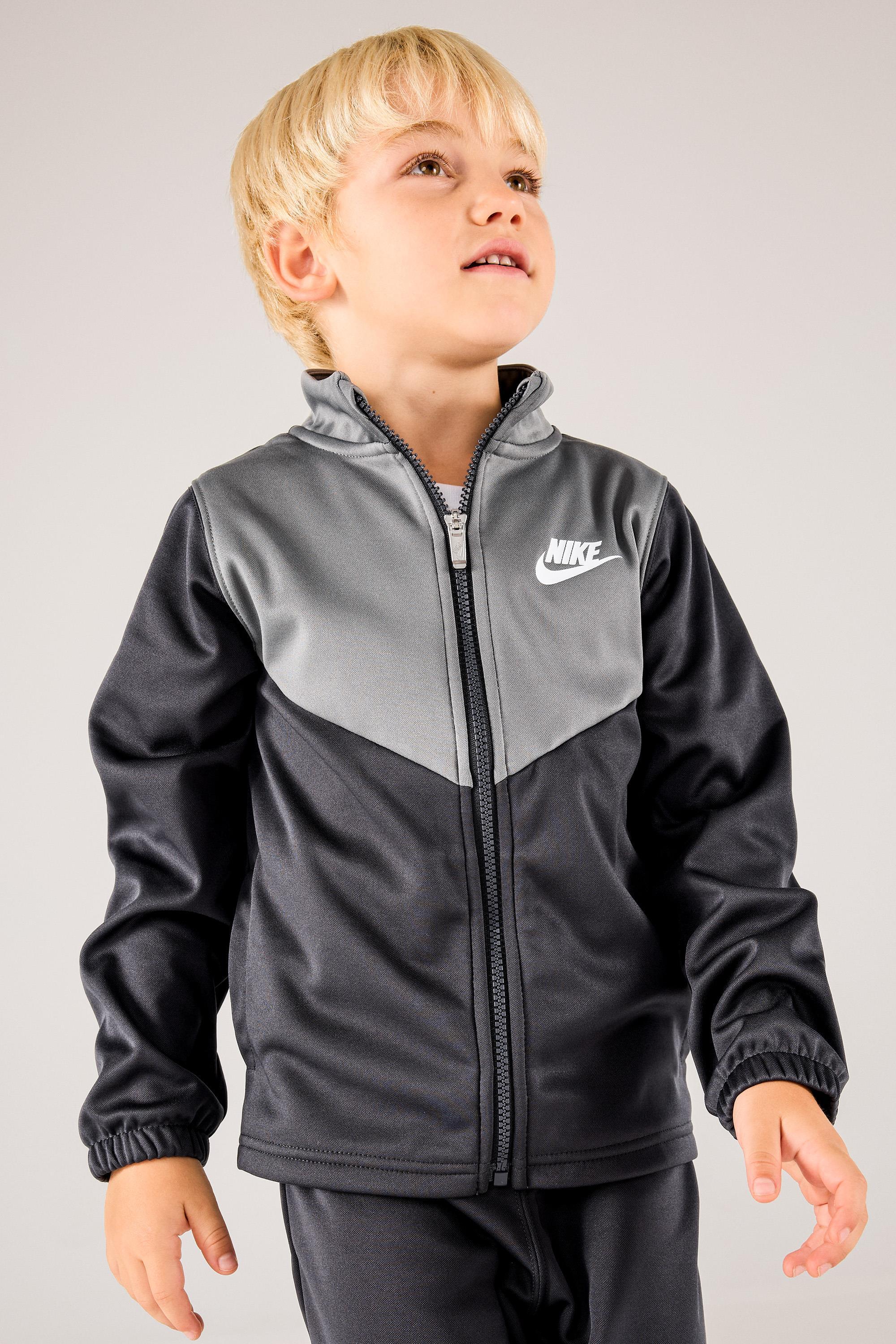 Nike Ess - Gris - Chándal Poliéster Niño talla 3/4