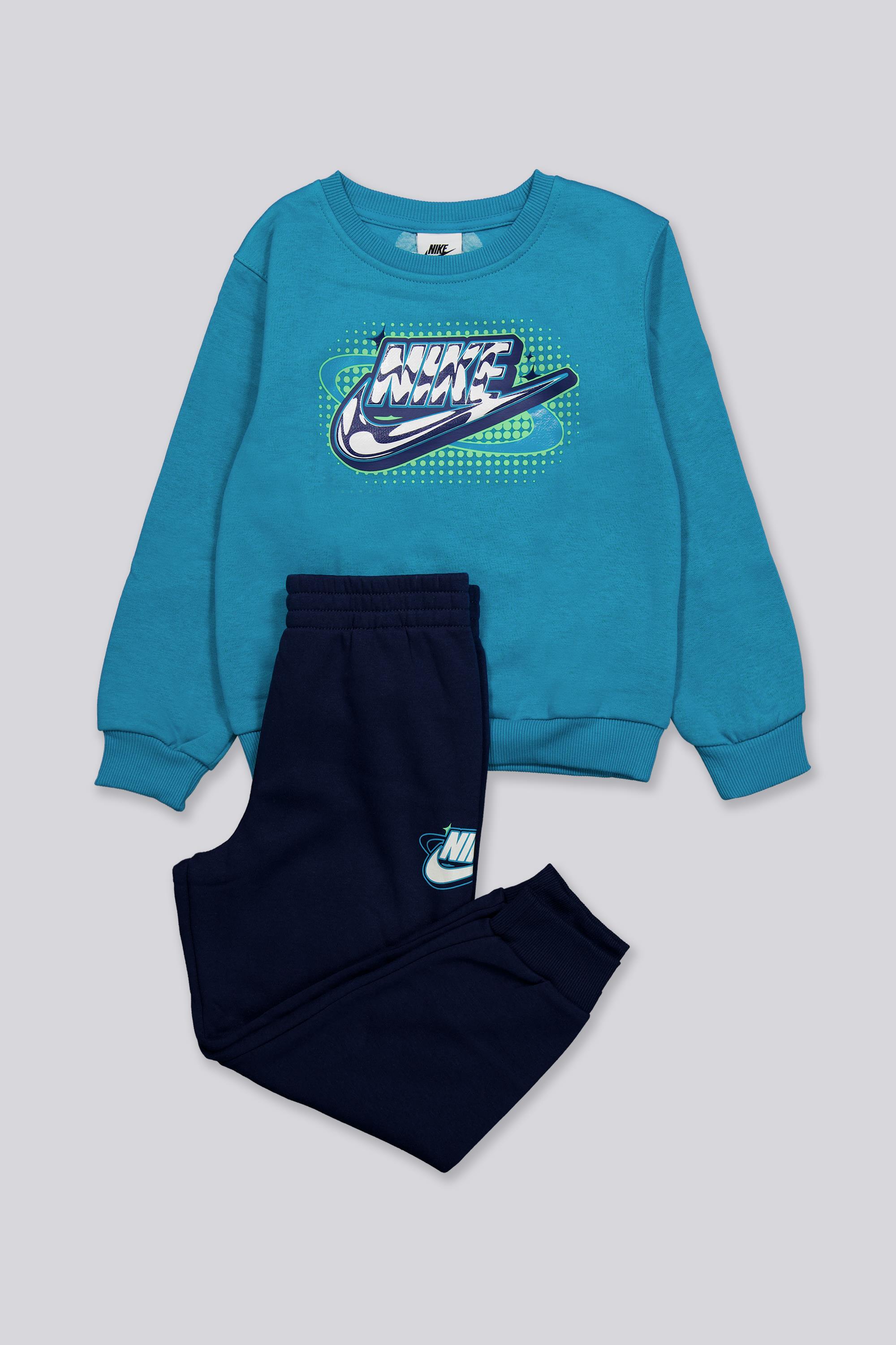 Chándal Nike - Turquesa - Chándal Felpa Niño talla 2/3