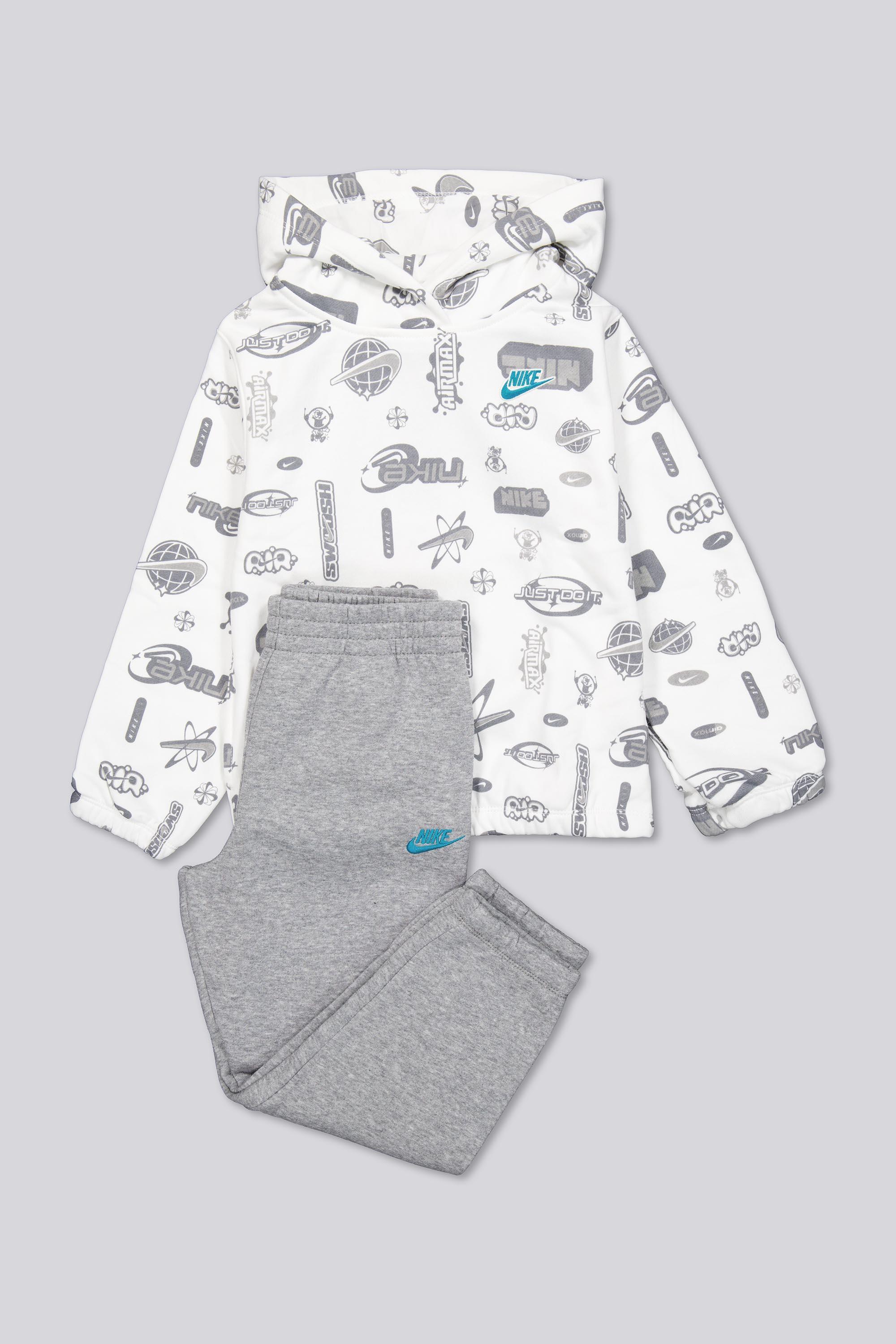 Chándal Nike - Blanco - Chándal Felpa Niño talla 7