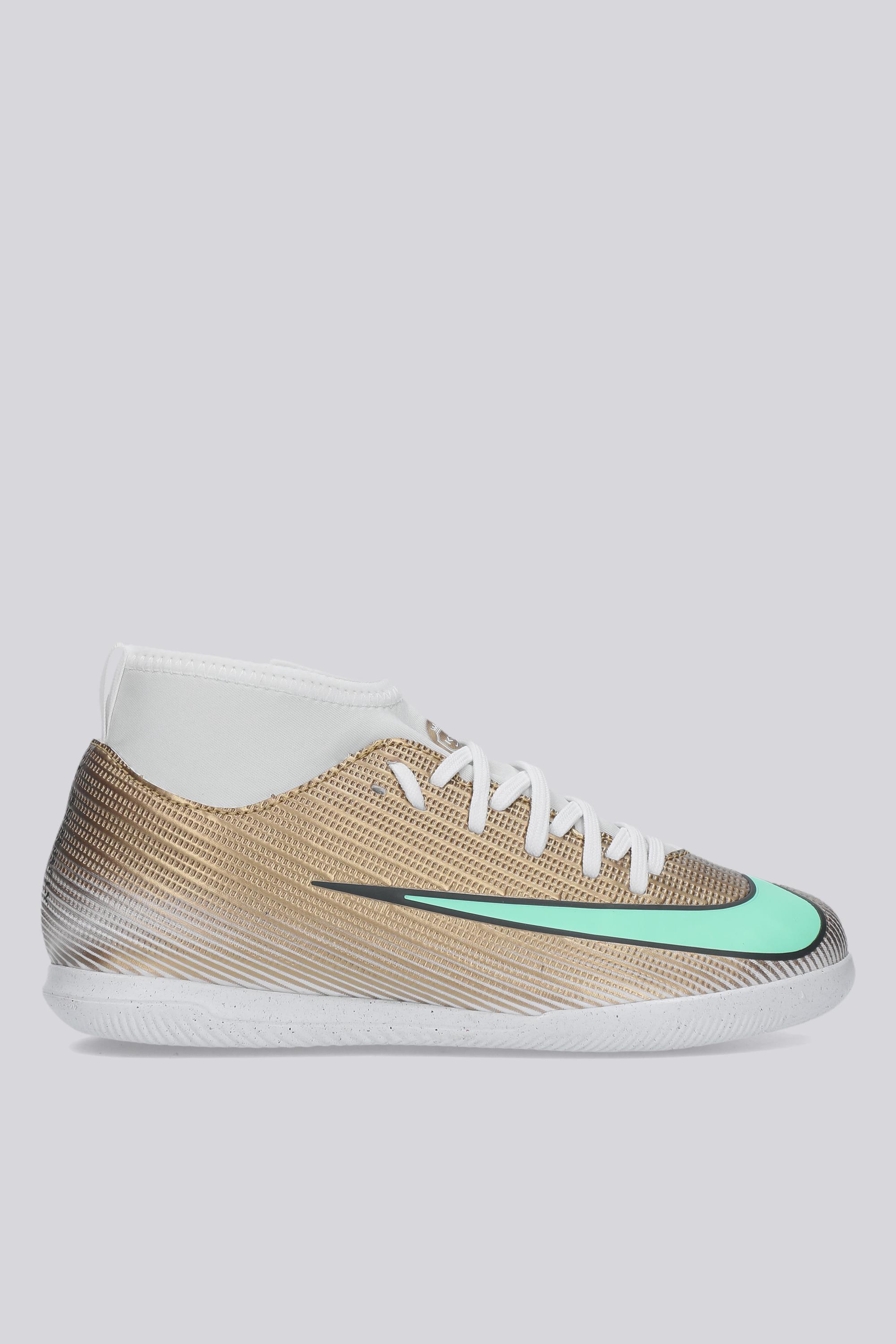 Zapatillas Fútsal Niños Nike Mercurial 11 Club Doradas talla 35