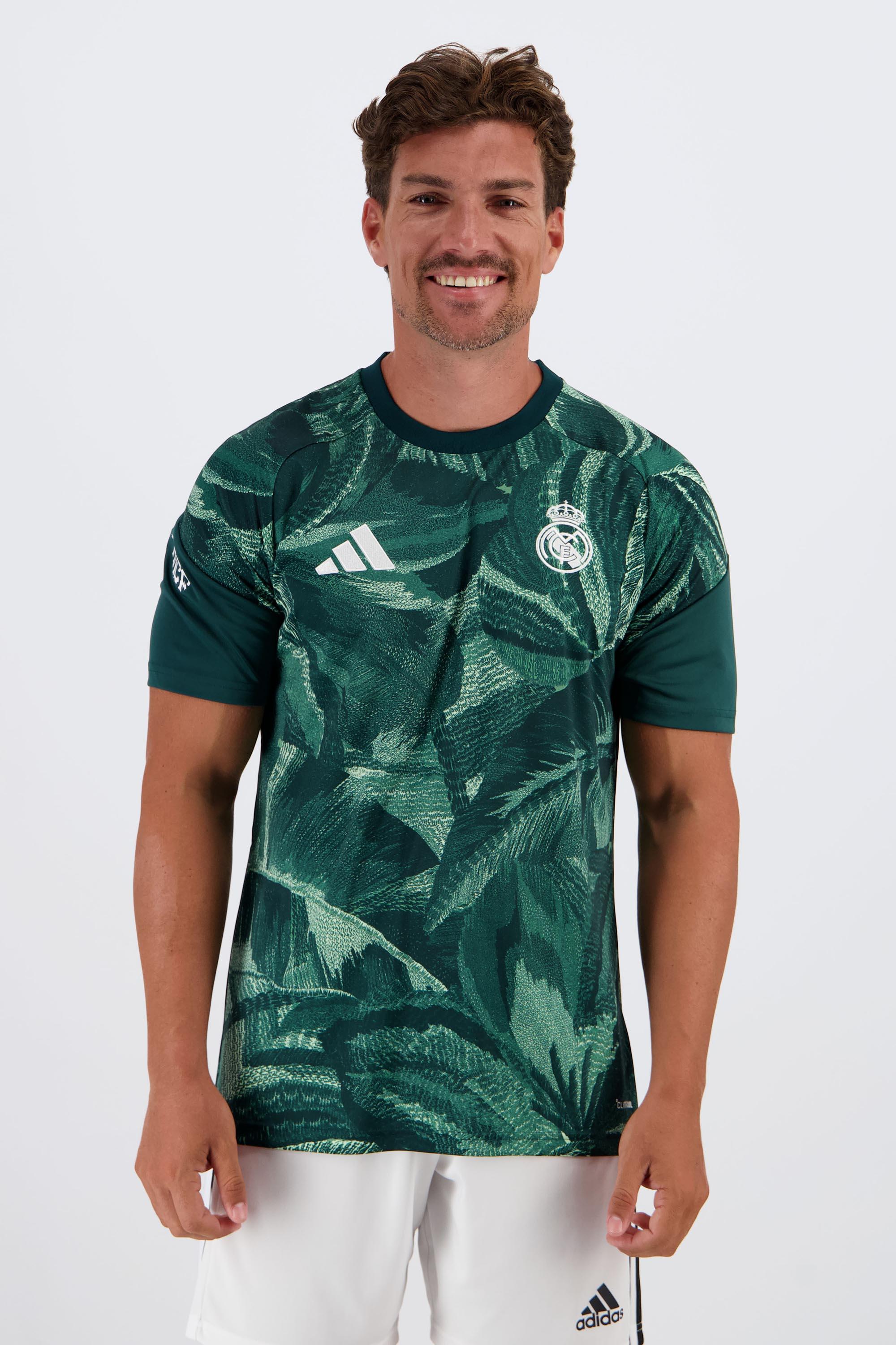 Camiseta calentamiento Real Madrid 26/27 Aurora Ivy / Semi Green Spark Hombre