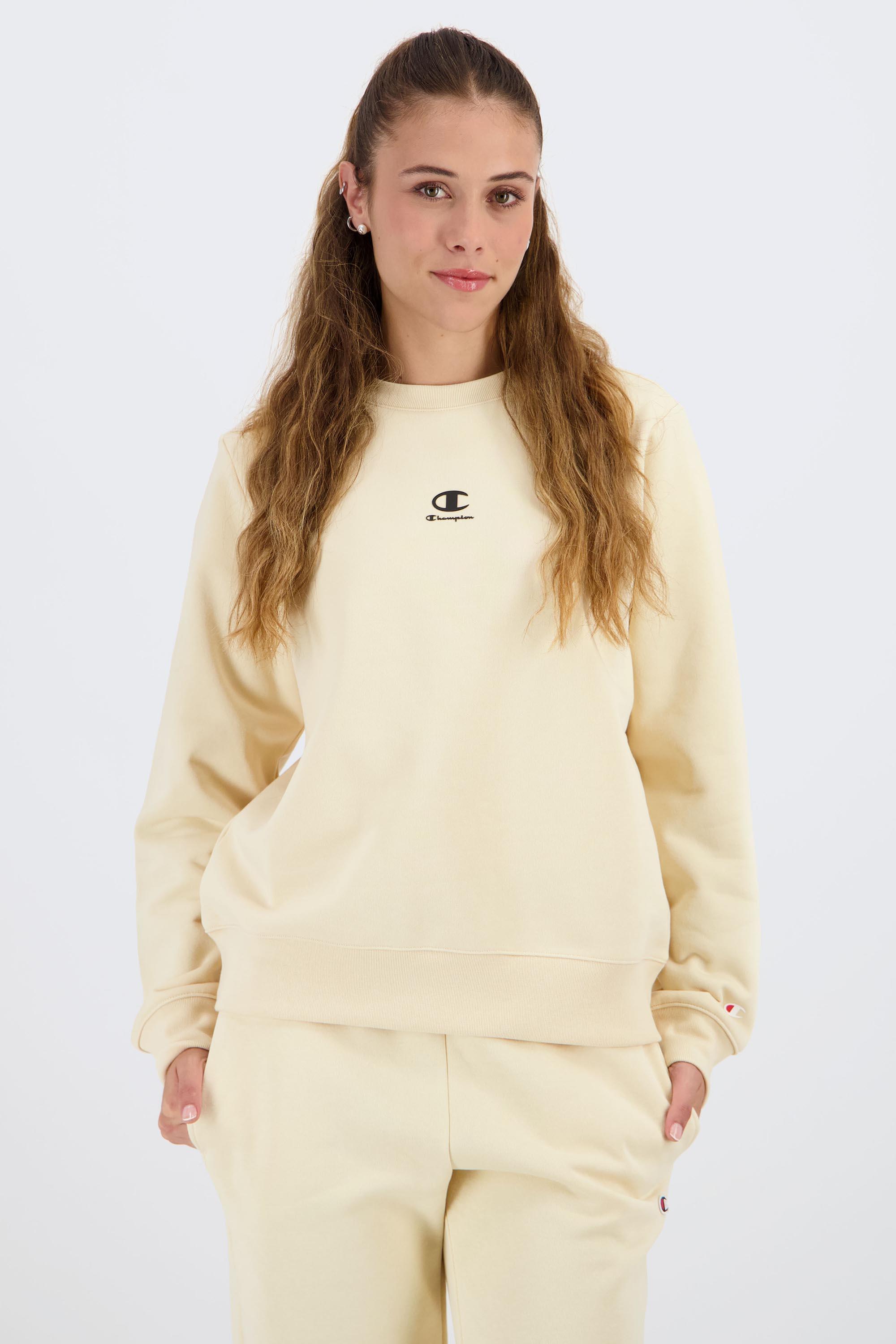 Sudadera Champion - Amarillo - Sudadera Mujer talla L