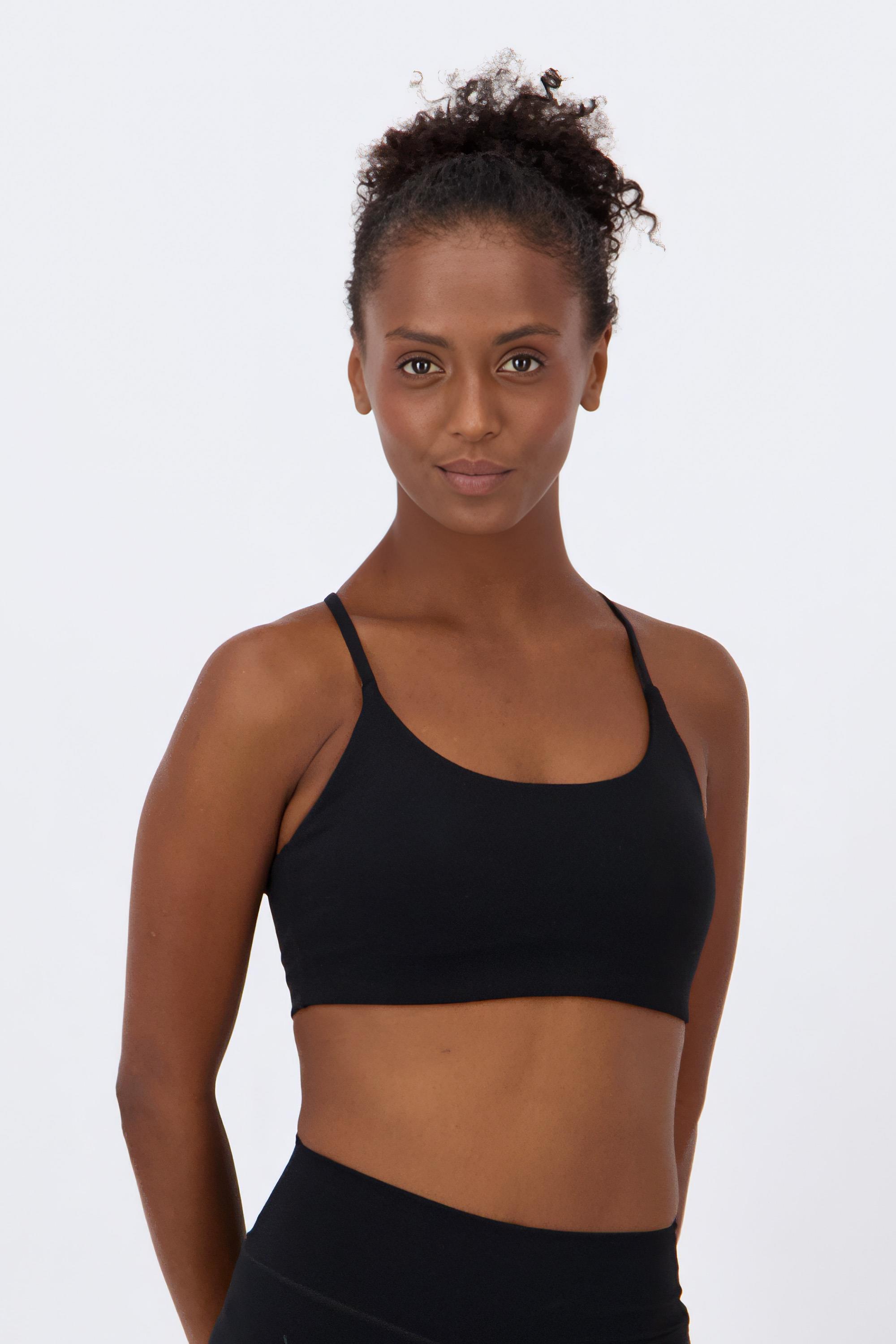 Athlecia Emarri - Negro - Sujetador Deportivo Mujer talla M