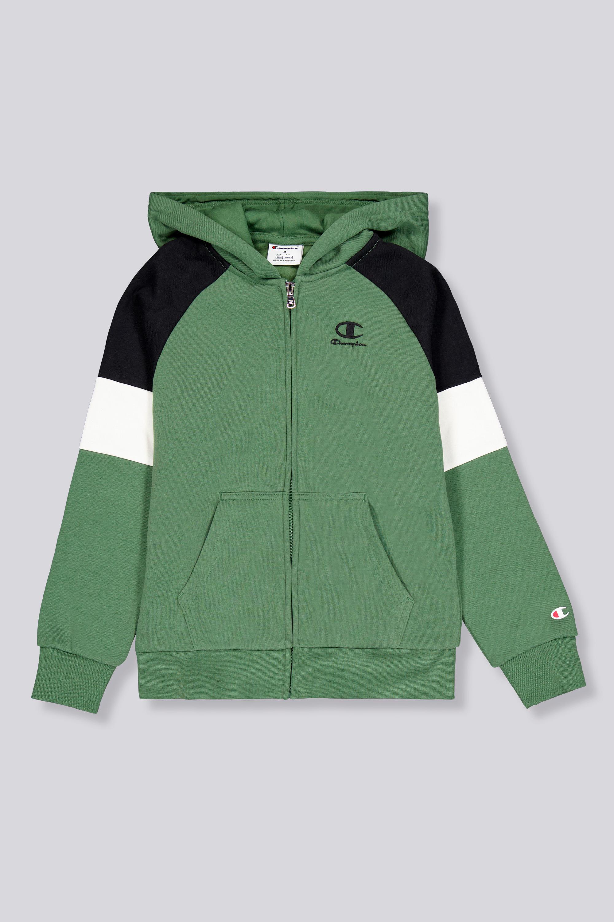 Sudadera Cremallera Champion - Kaki - Sudadera Niño talla 10
