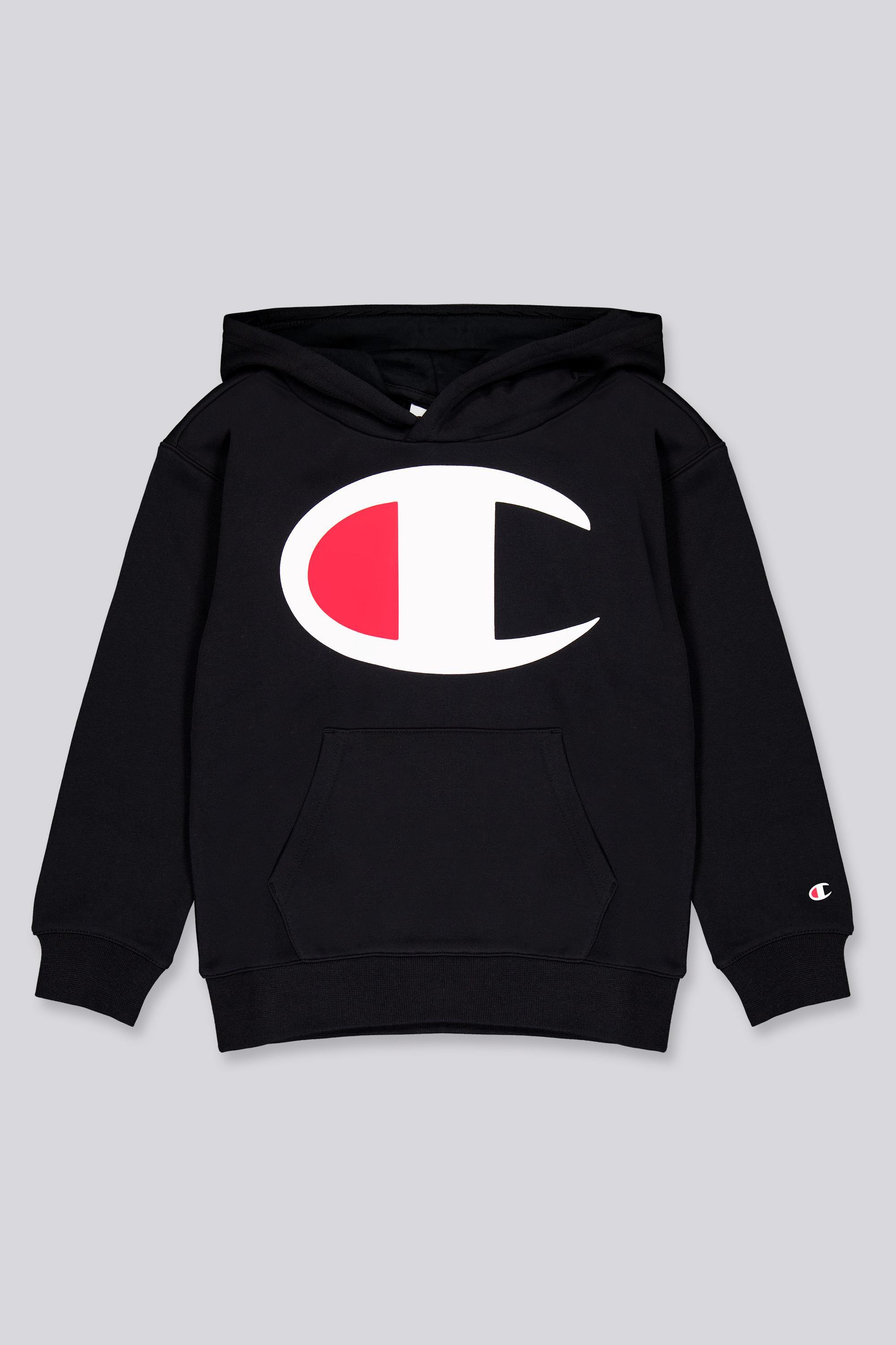 Sudadera Capucha Champion - Negro - Sudadera Niño talla 10