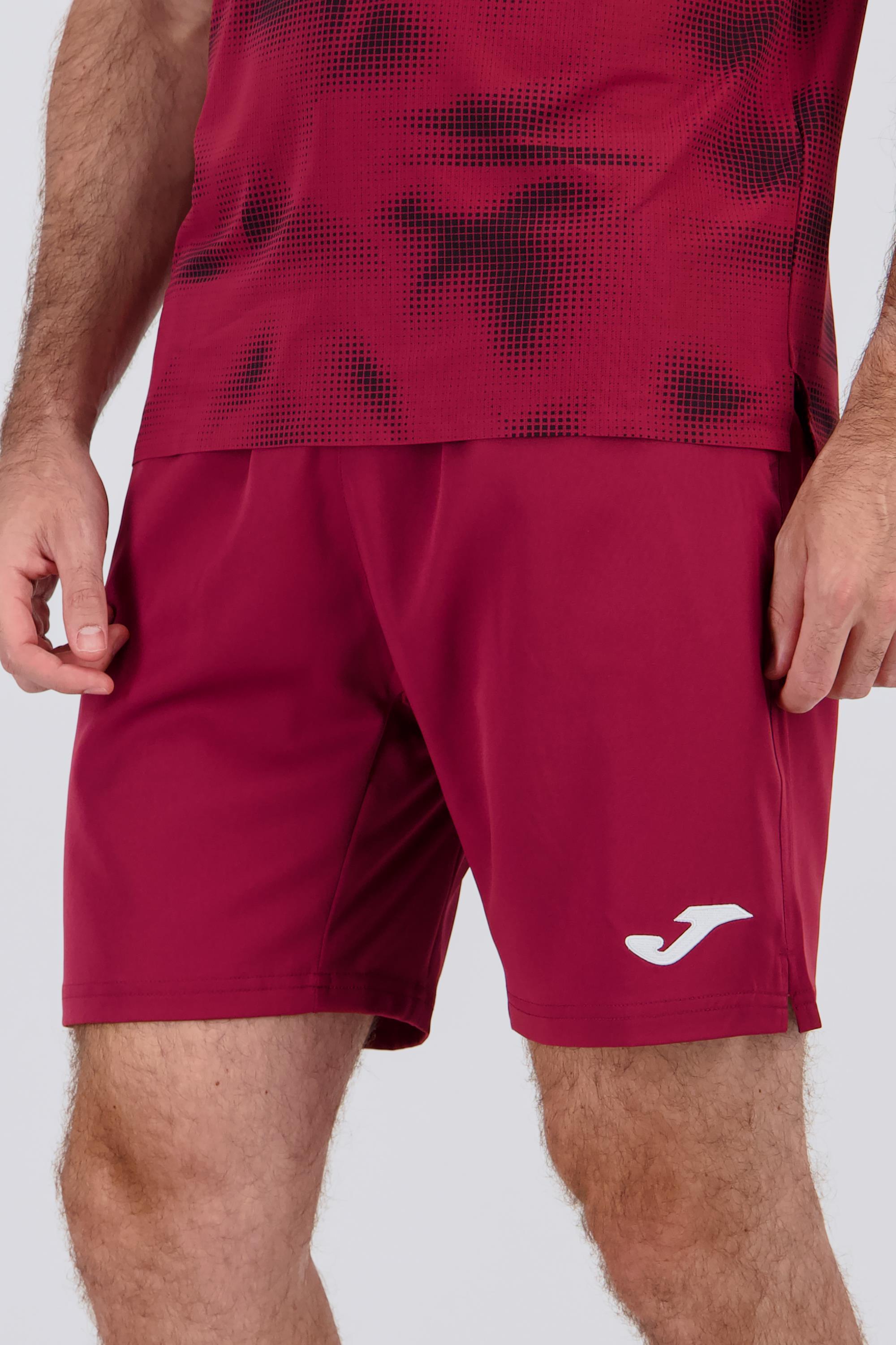 Pantalón Corto Joma - Rojo - Pantalón Tenis Hombre talla M