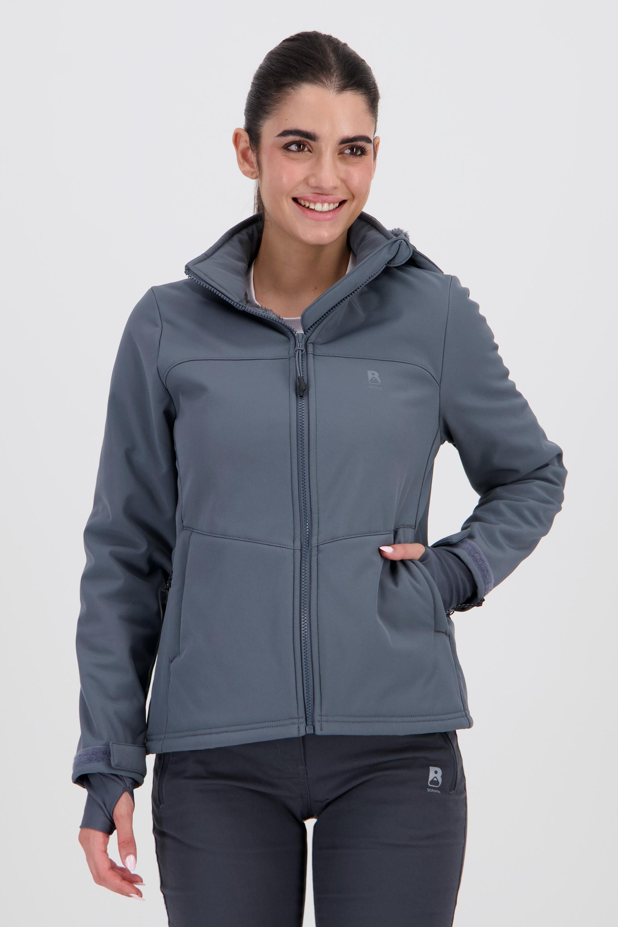 Softshell Boriken - Gris - Chaqueta Mujer talla XL