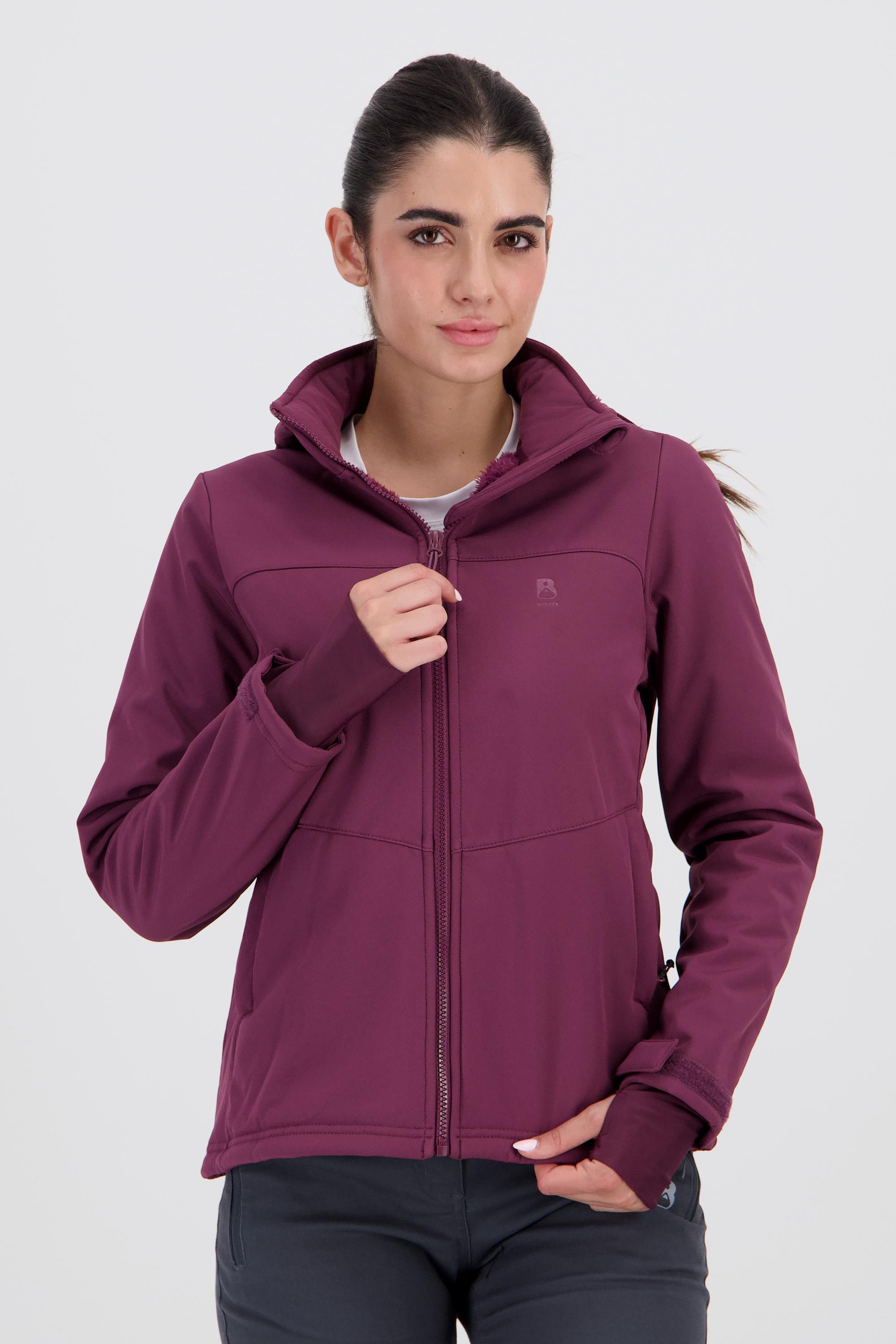 Softshell Boriken - Rojo - Chaqueta Mujer talla M
