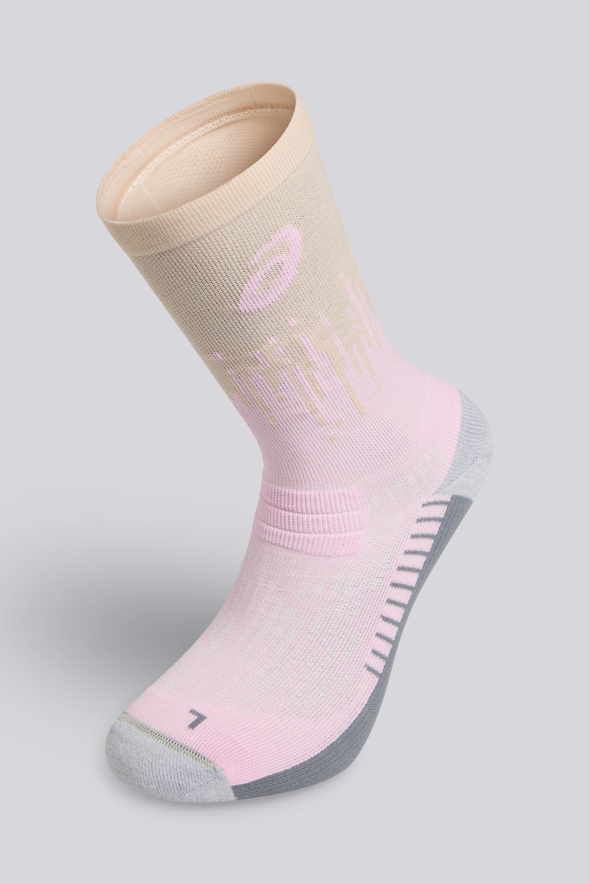 Calcetines Altos Asics Calcetines Running Rosas talla M