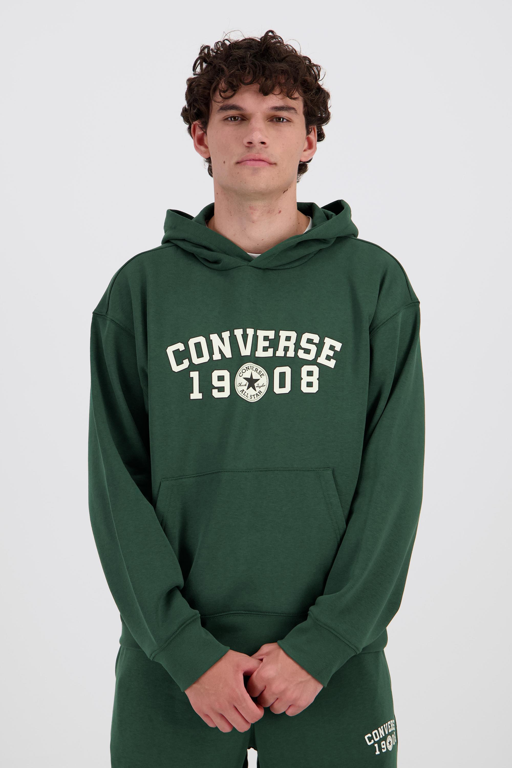 Converse Varsity Patch - Verde - Sudadera Hombre talla S