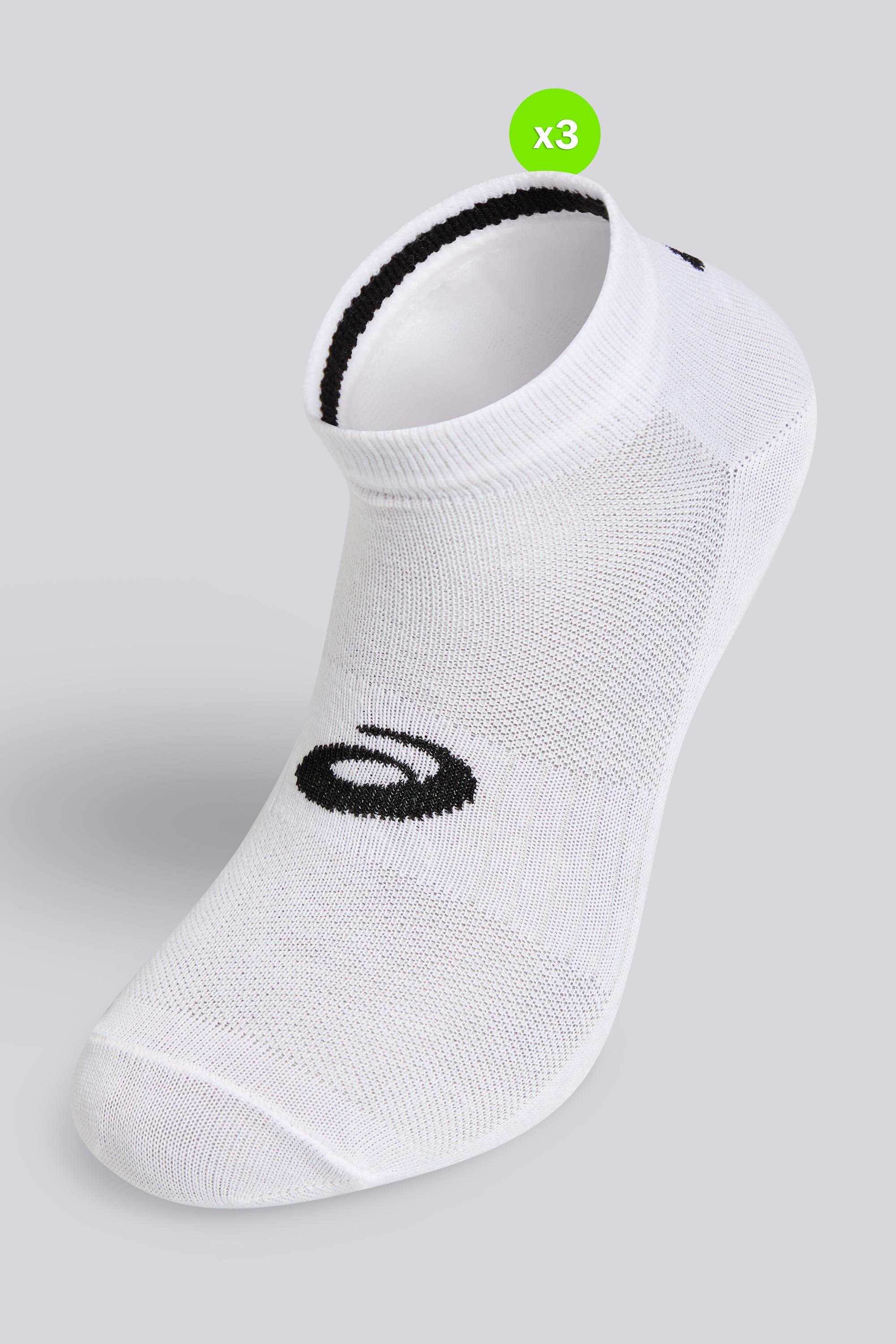 Calcetines Cortos Deporte Asics Pack 3 Hombre talla M