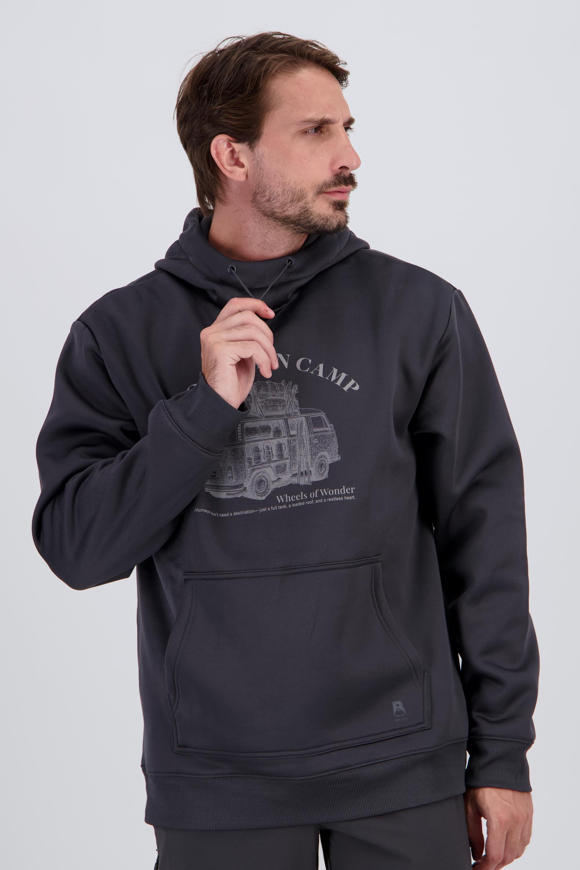 Sudadera Capucha Boriken - Gris - Sudadera Hombre talla S