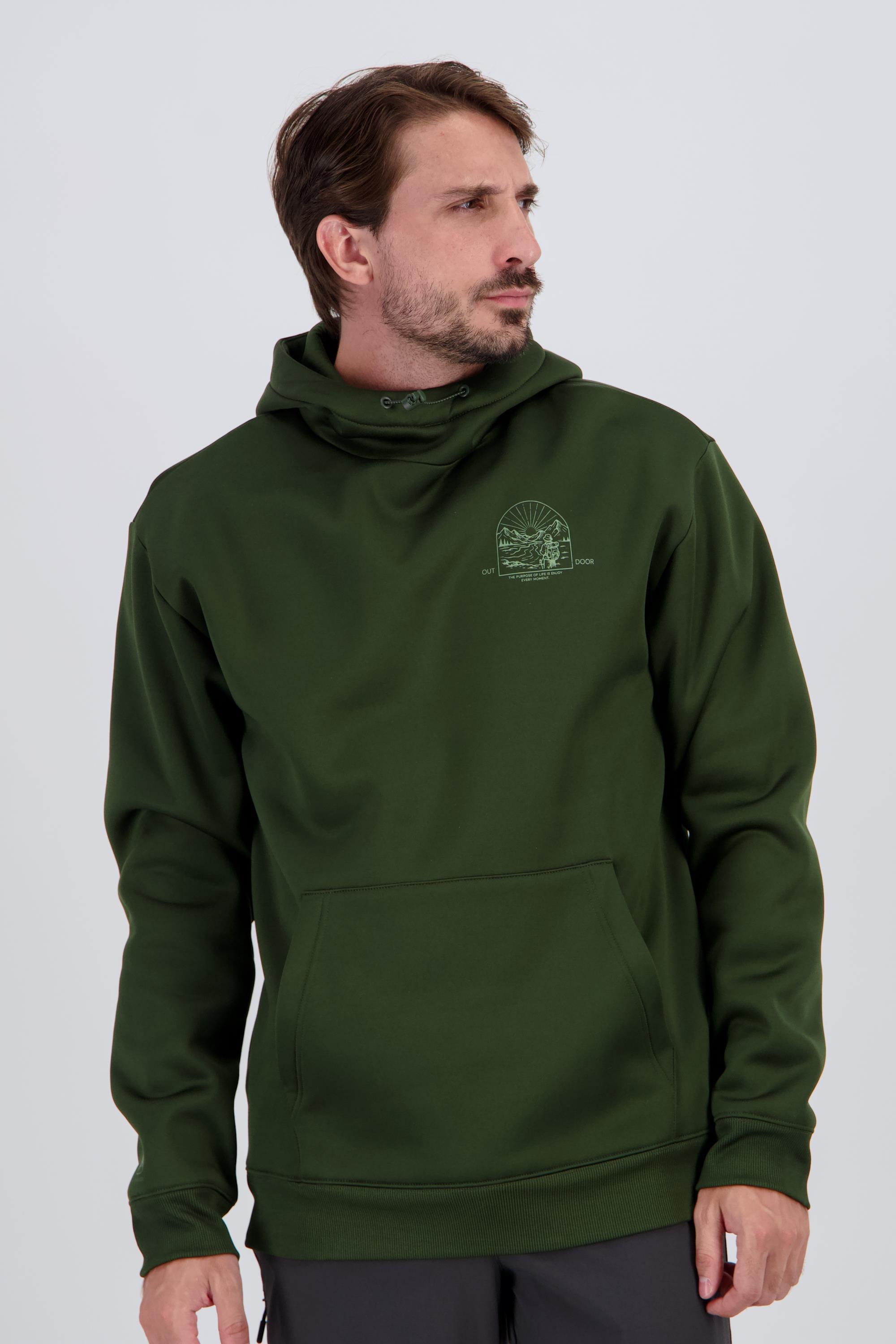 Sudadera Capucha Boriken - Kaki - Sudadera Hombre talla M