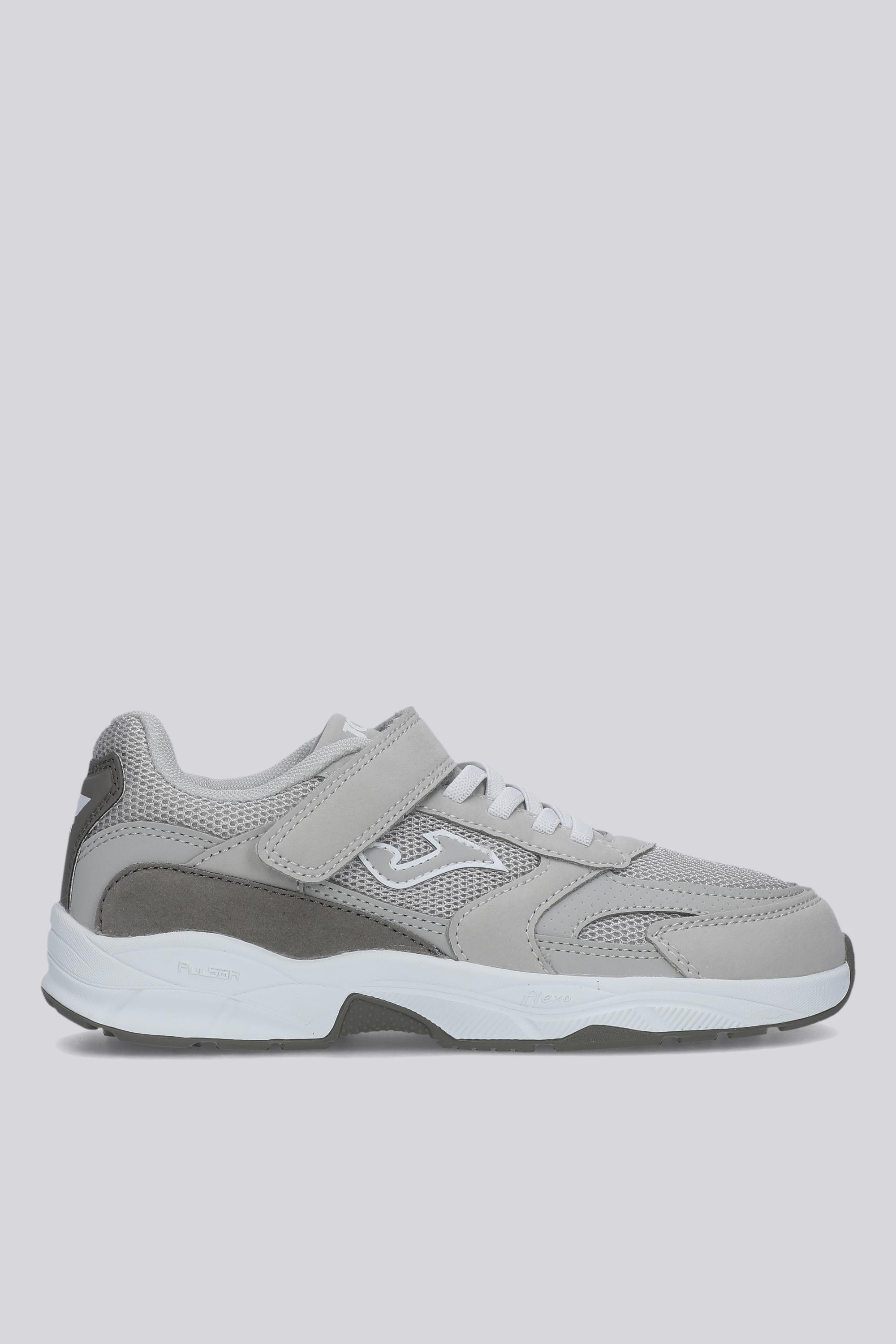 Jr111 - Gris - Zapatillas Velcro Niño