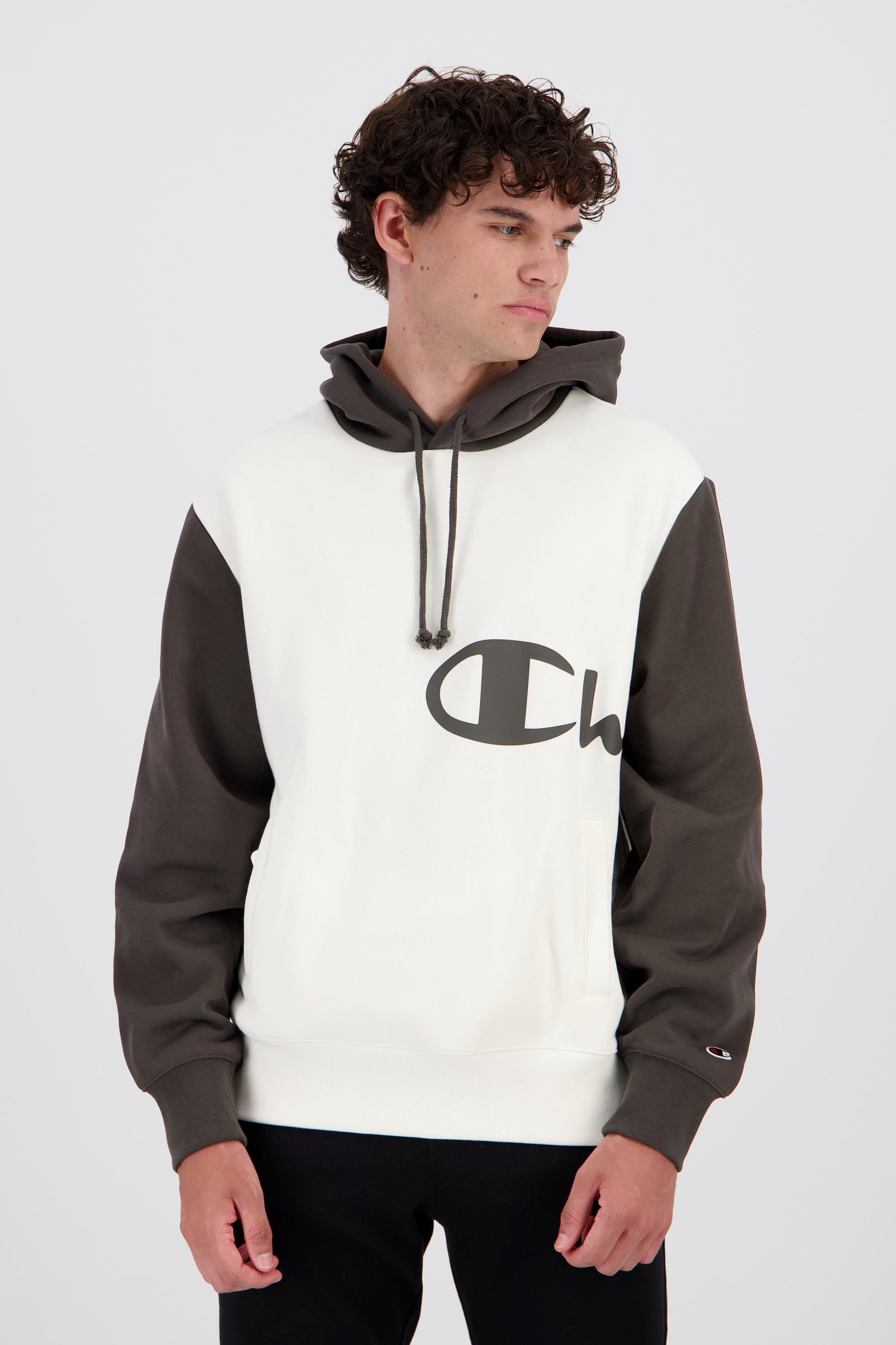 Champion Block - Blanco - Sudadera Capucha Hombre talla XL