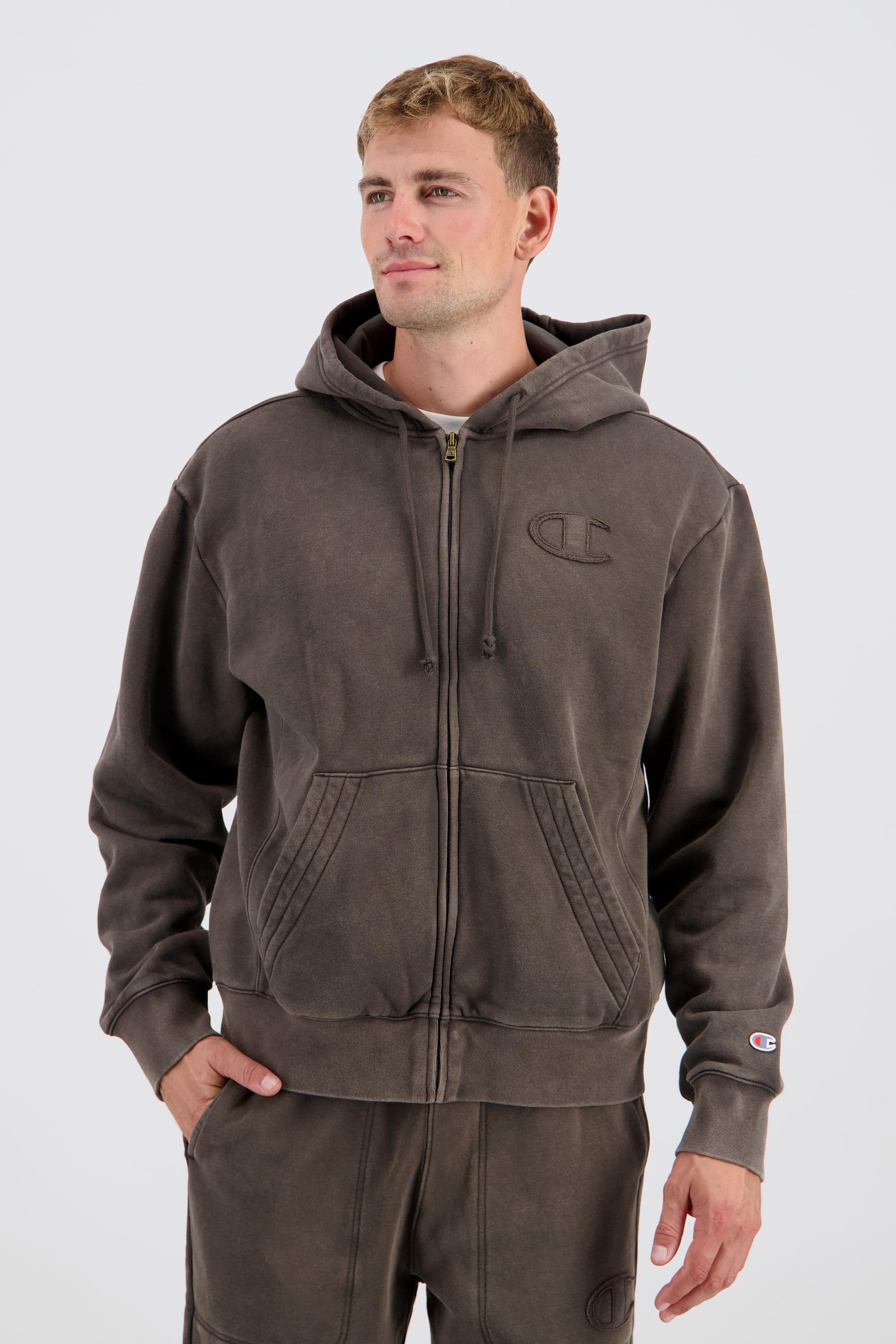Champion Washed - Gris - Sudadera Capucha Hombre talla S