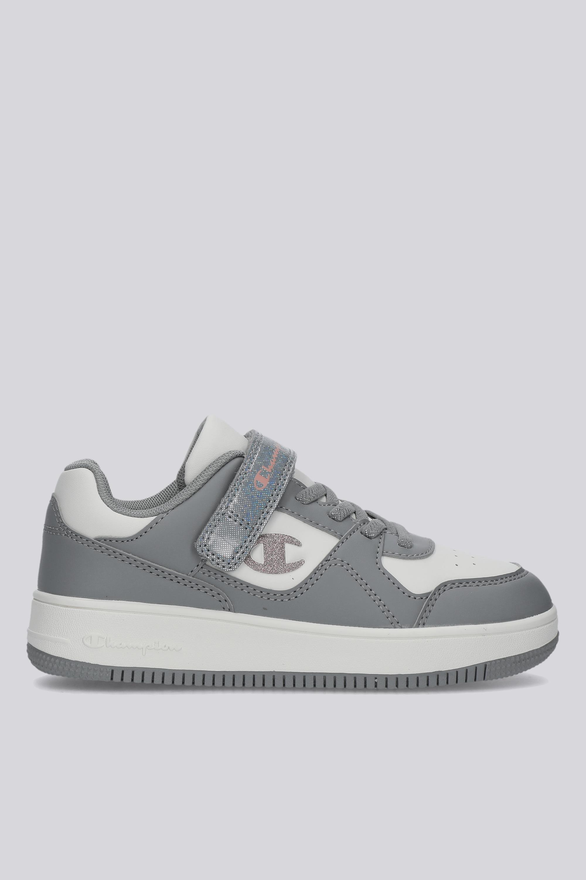 Champion Rd18 Low - Gris - Zapatillas Velcro Niña talla 34