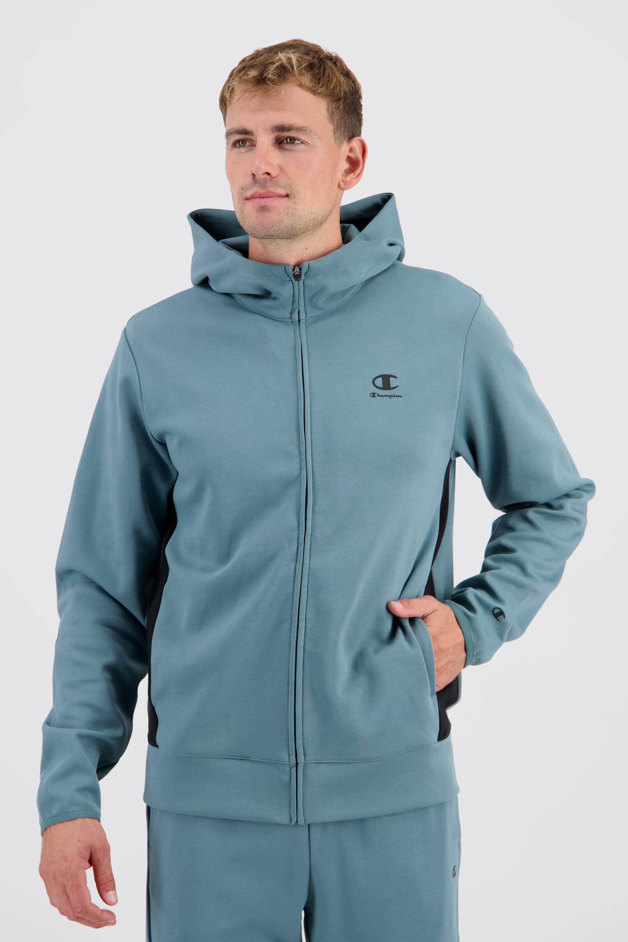 Champion Tech - Verde - Sudadera Cremallera Hombre talla XL