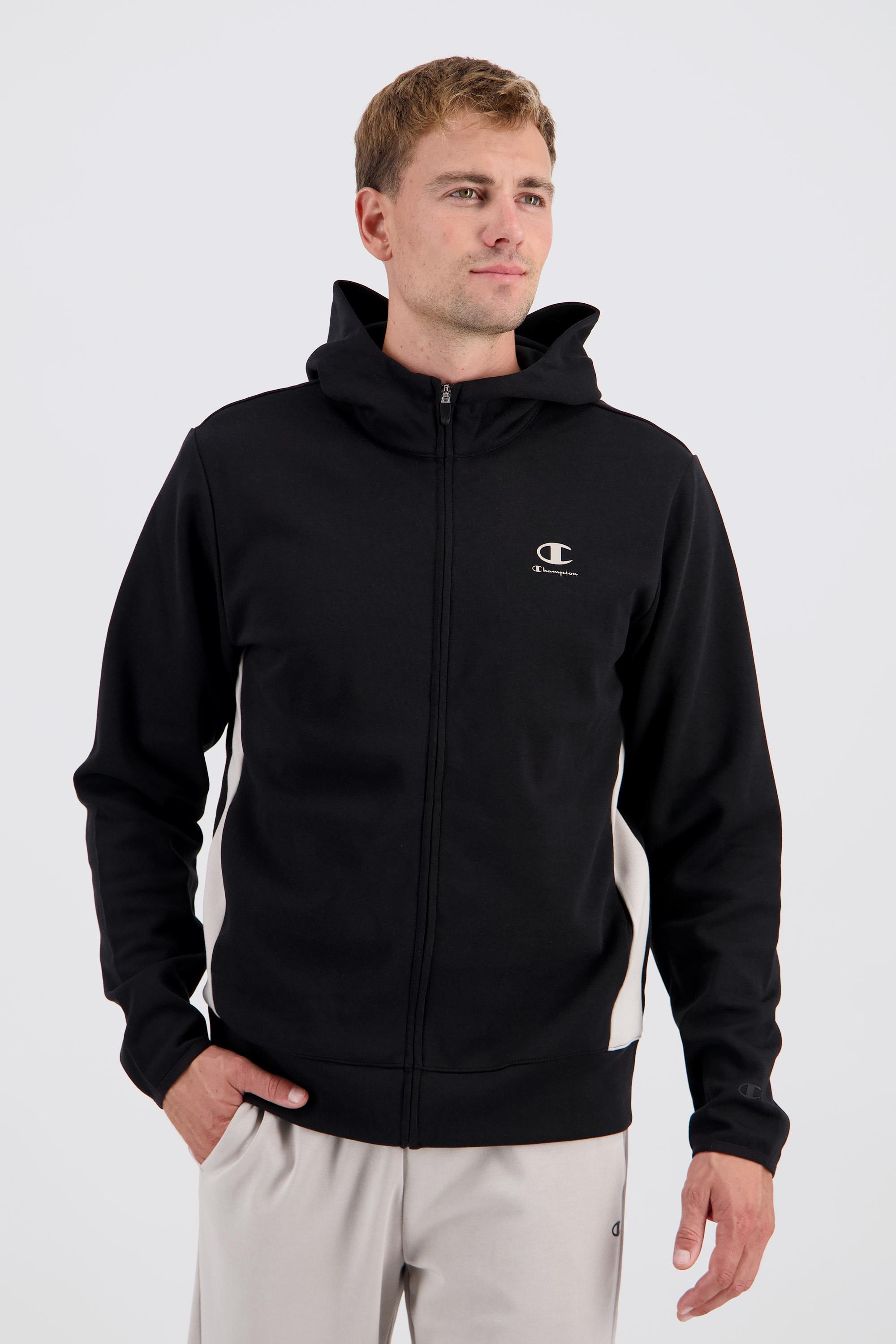 Champion Tech - Negro - Sudadera Cremallera Hombre talla S