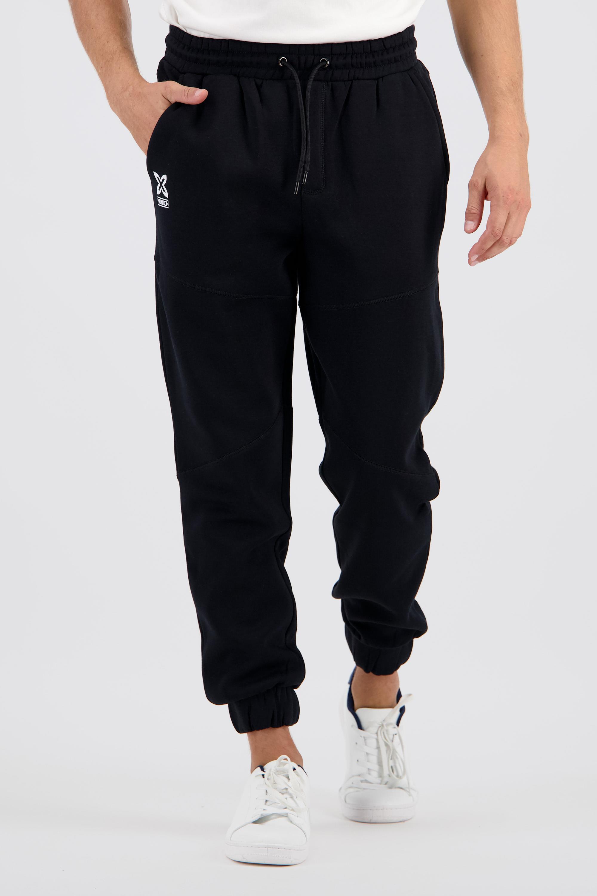 Pantalón Chándal Munich - Negro - Pantalón Hombre talla XL