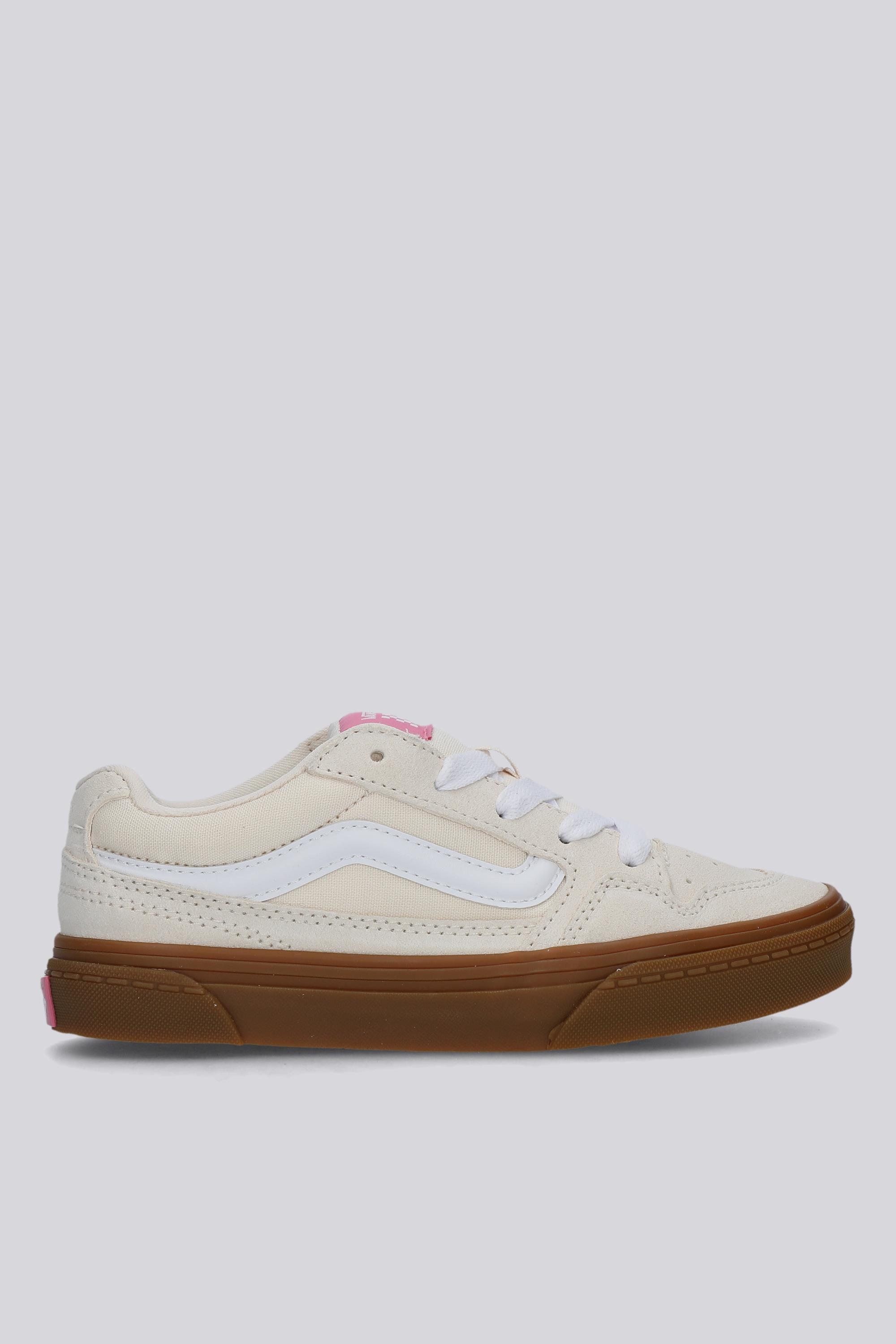 Vans Caldrone Gum - Blanco - Zapatillas Velcro Niña talla 33